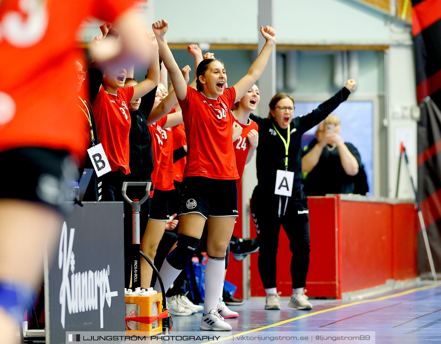 USM F16 Steg 3 BK Heid-Kristianstad HK 18-23,dam,Skövde Idrottshall,Skövde,Sverige,Ungdoms-SM,Handboll,2025,361341