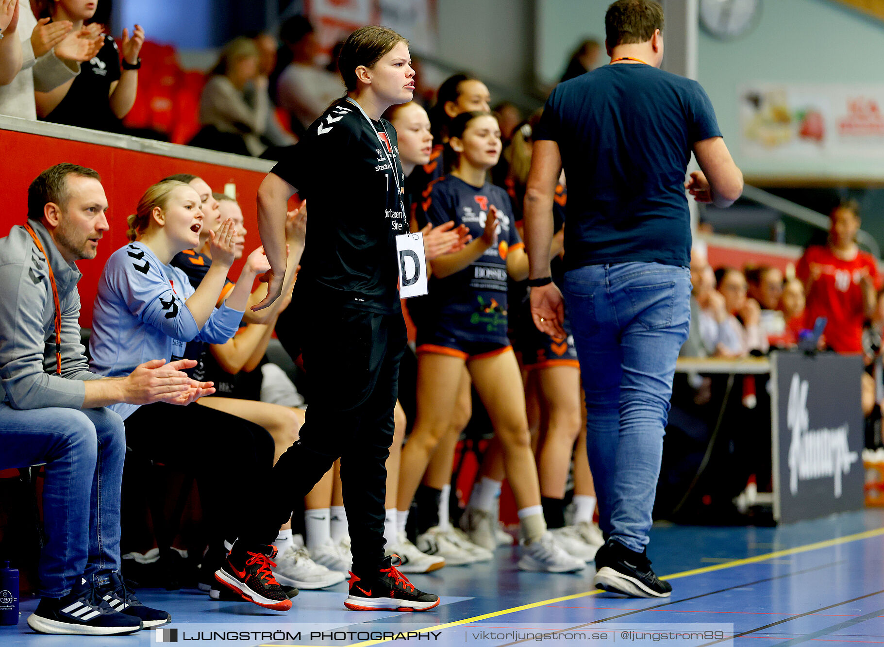 USM F16 Steg 3 BK Heid-Kristianstad HK 18-23,dam,Skövde Idrottshall,Skövde,Sverige,Ungdoms-SM,Handboll,2025,361346