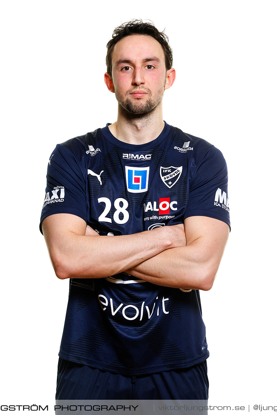 IFK Skövde HK Porträtt Zoran Bozic,herr,Arena Skövde,Skövde,Sverige,Lagfotografering,,2025,362277