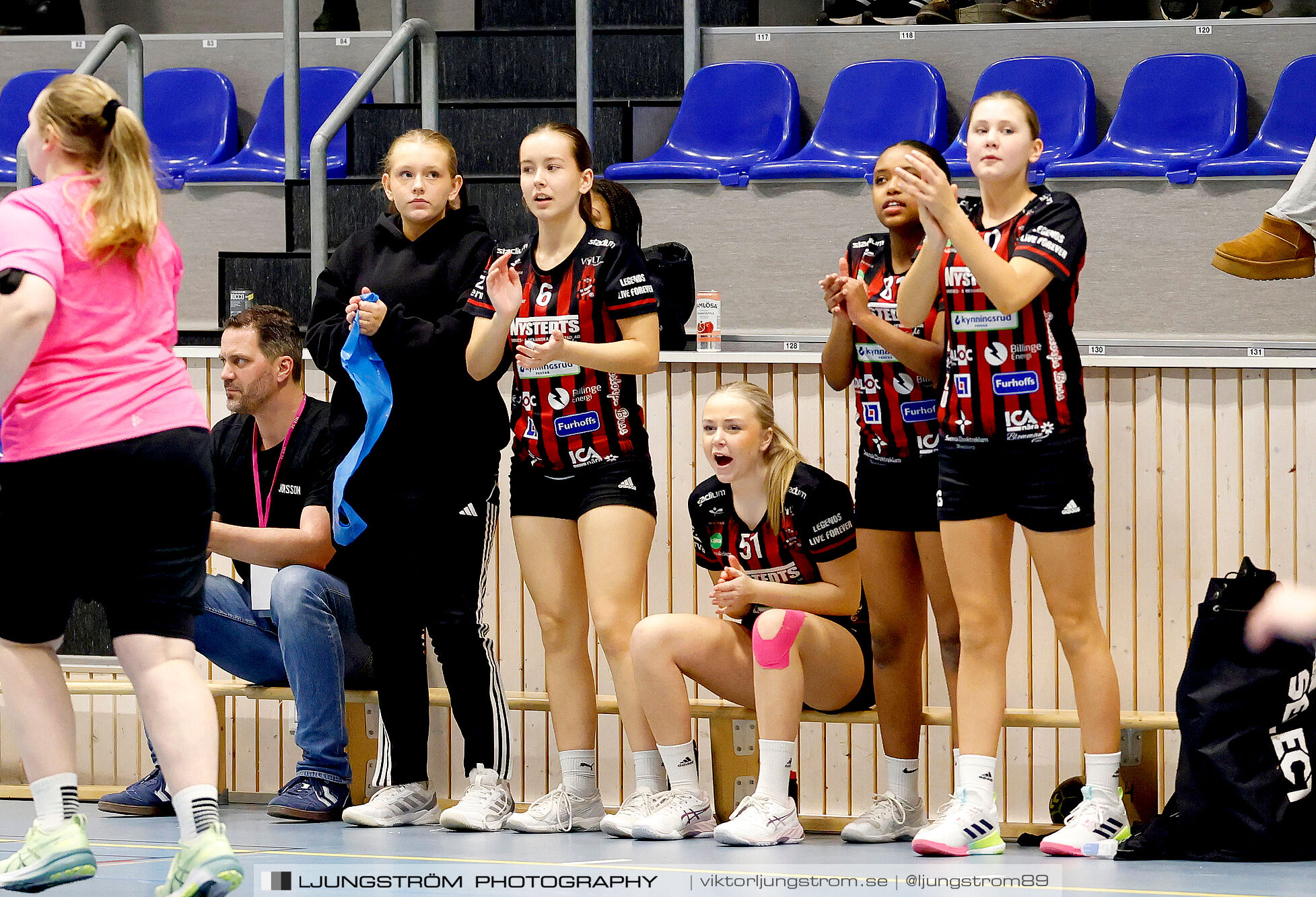 USM F14 Steg 3 HK Country Svart-Eslövs IK 23-19,dam,Kavelbro Arena Skövde,Skövde,Sverige,Ungdoms-SM,Handboll,2025,362310