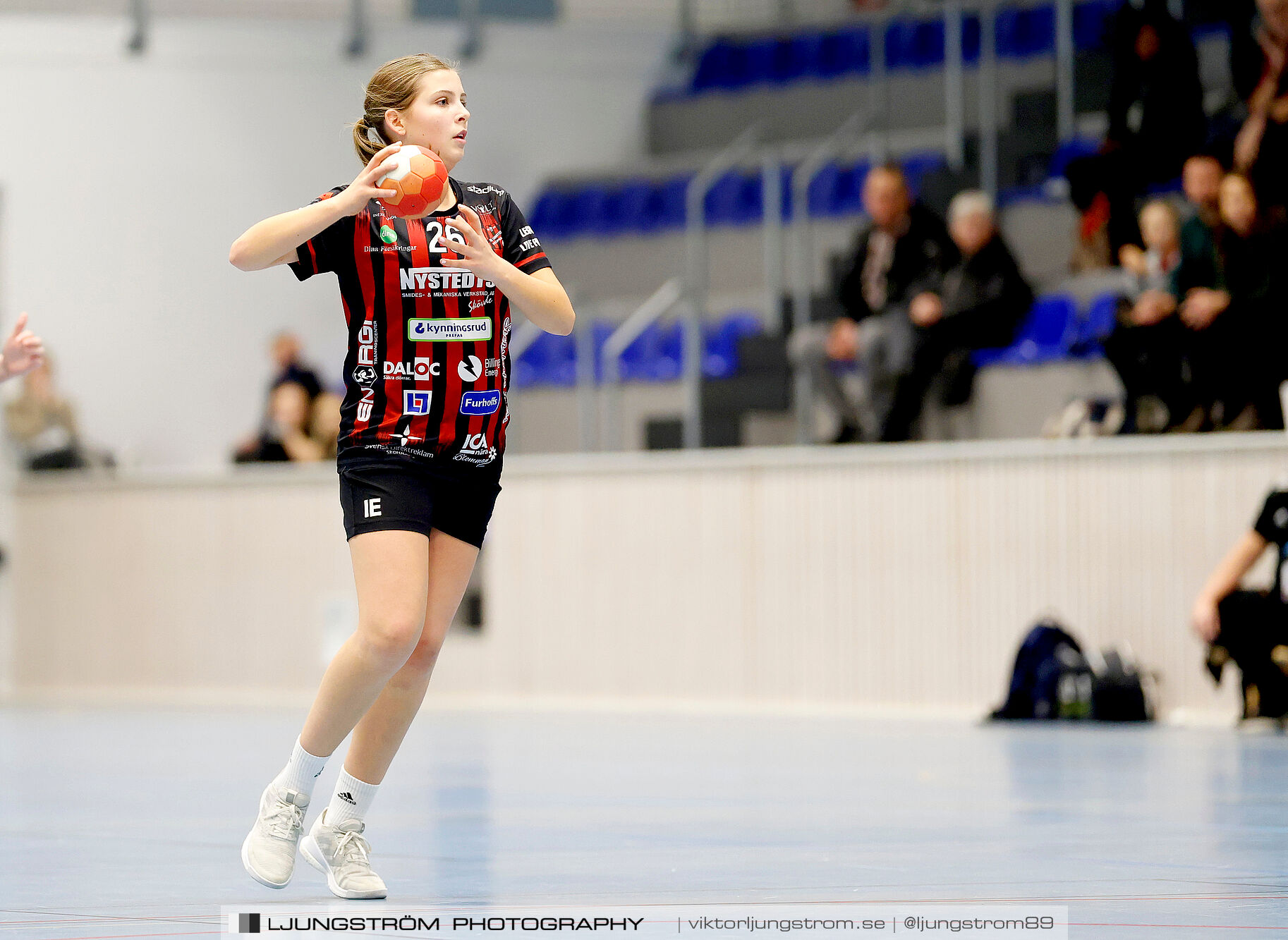 USM F14 Steg 3 HK Country Svart-Eslövs IK 23-19,dam,Kavelbro Arena Skövde,Skövde,Sverige,Ungdoms-SM,Handboll,2025,362318