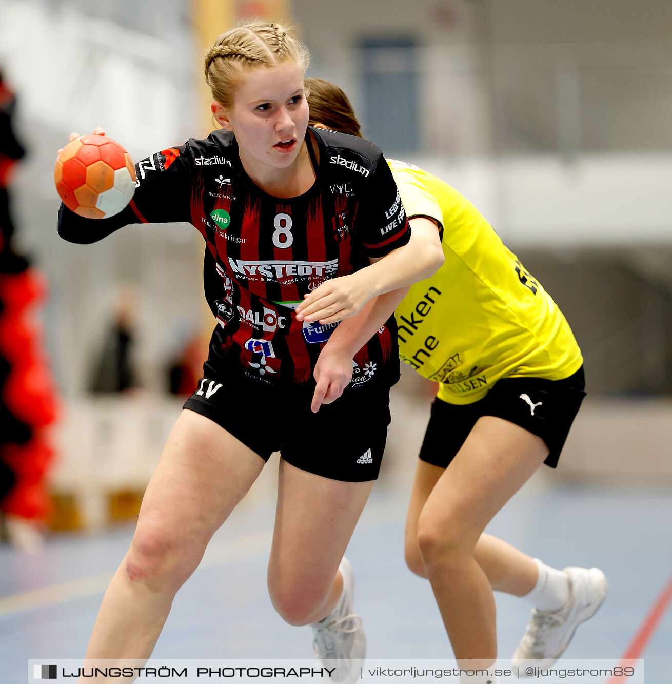 USM F14 Steg 3 HK Country Svart-Eslövs IK 23-19,dam,Kavelbro Arena Skövde,Skövde,Sverige,Ungdoms-SM,Handboll,2025,362322