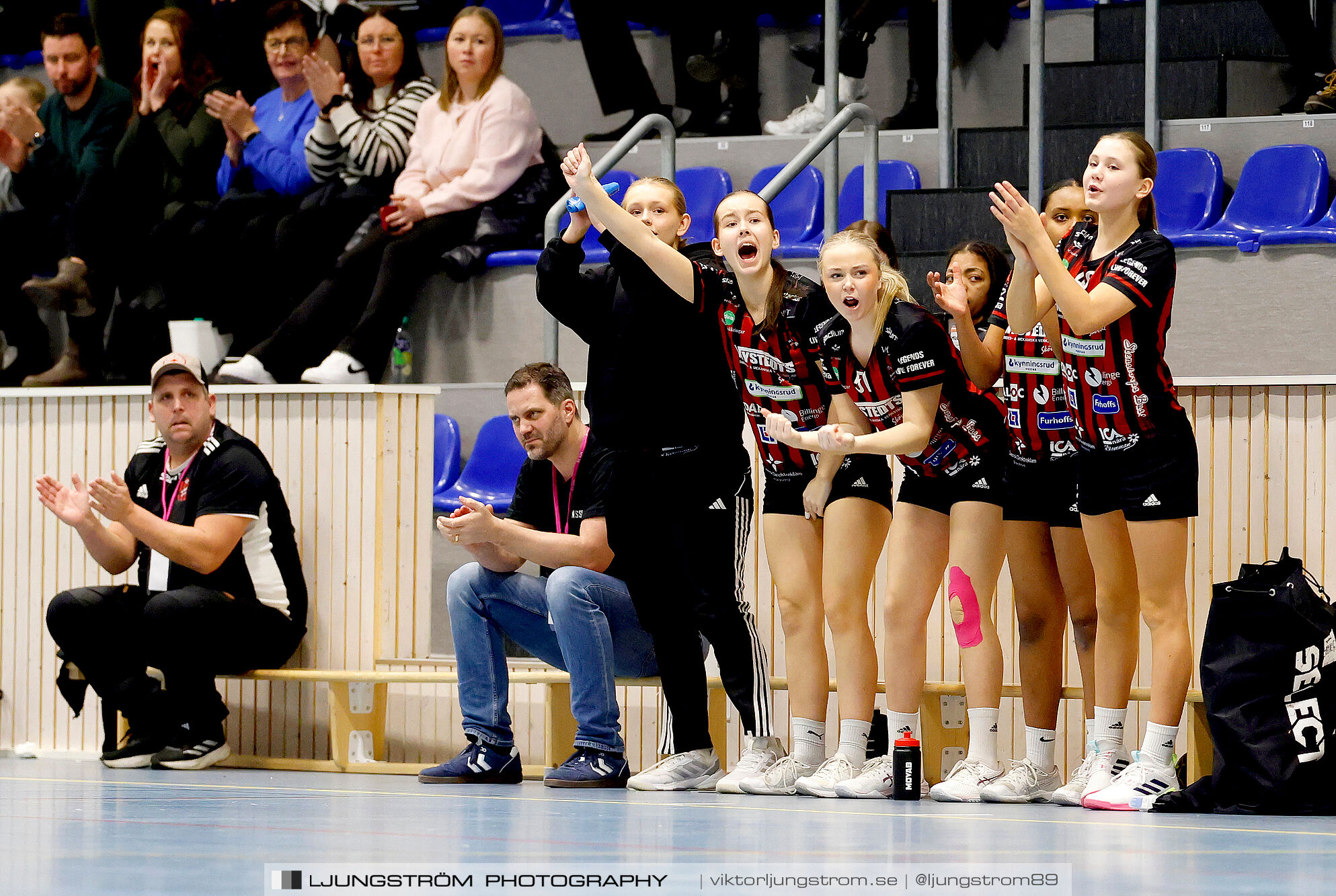 USM F14 Steg 3 HK Country Svart-Eslövs IK 23-19,dam,Kavelbro Arena Skövde,Skövde,Sverige,Ungdoms-SM,Handboll,2025,362327