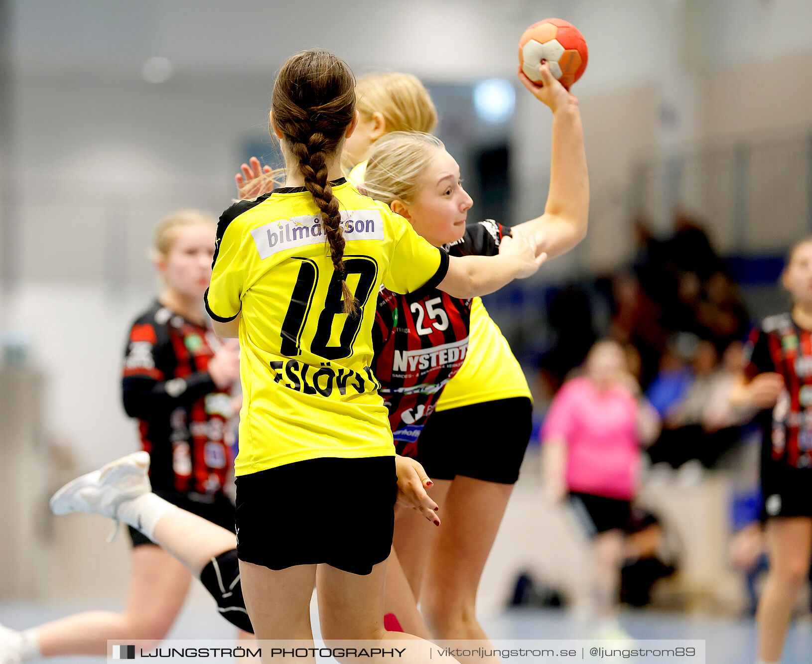 USM F14 Steg 3 HK Country Svart-Eslövs IK 23-19,dam,Kavelbro Arena Skövde,Skövde,Sverige,Ungdoms-SM,Handboll,2025,362328