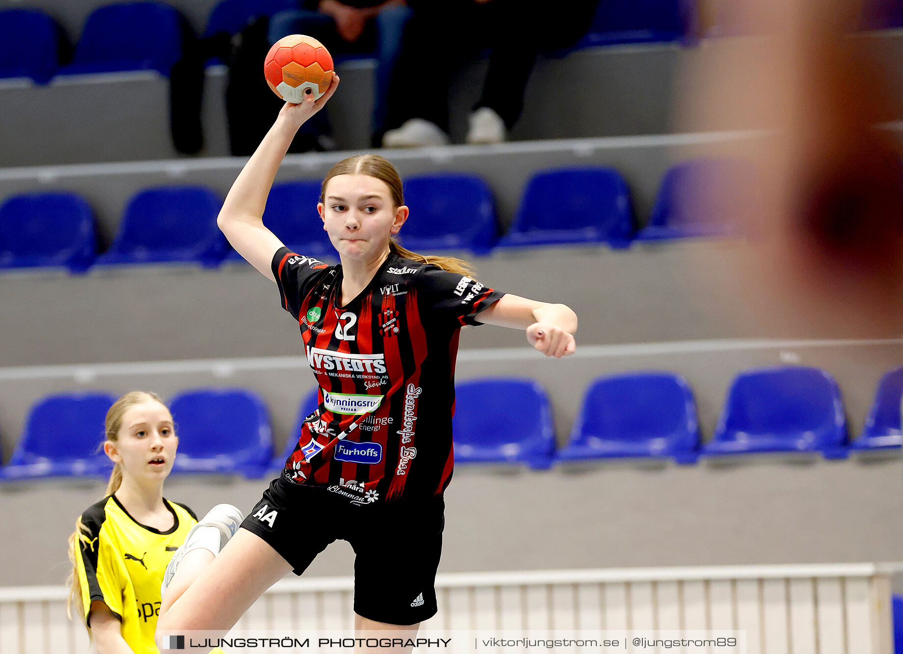 USM F14 Steg 3 HK Country Svart-Eslövs IK 23-19,dam,Kavelbro Arena Skövde,Skövde,Sverige,Ungdoms-SM,Handboll,2025,362331