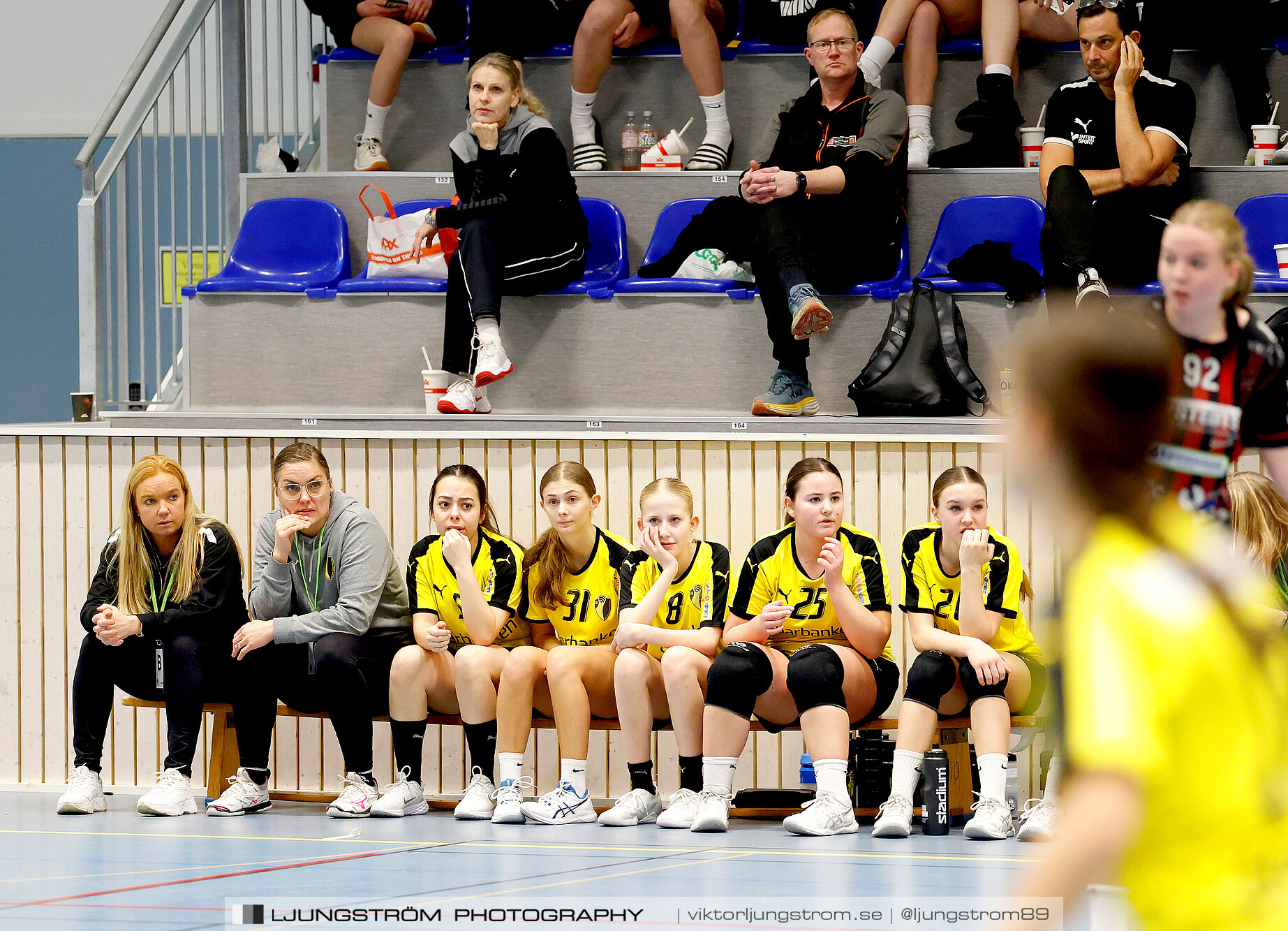 USM F14 Steg 3 HK Country Svart-Eslövs IK 23-19,dam,Kavelbro Arena Skövde,Skövde,Sverige,Ungdoms-SM,Handboll,2025,362333
