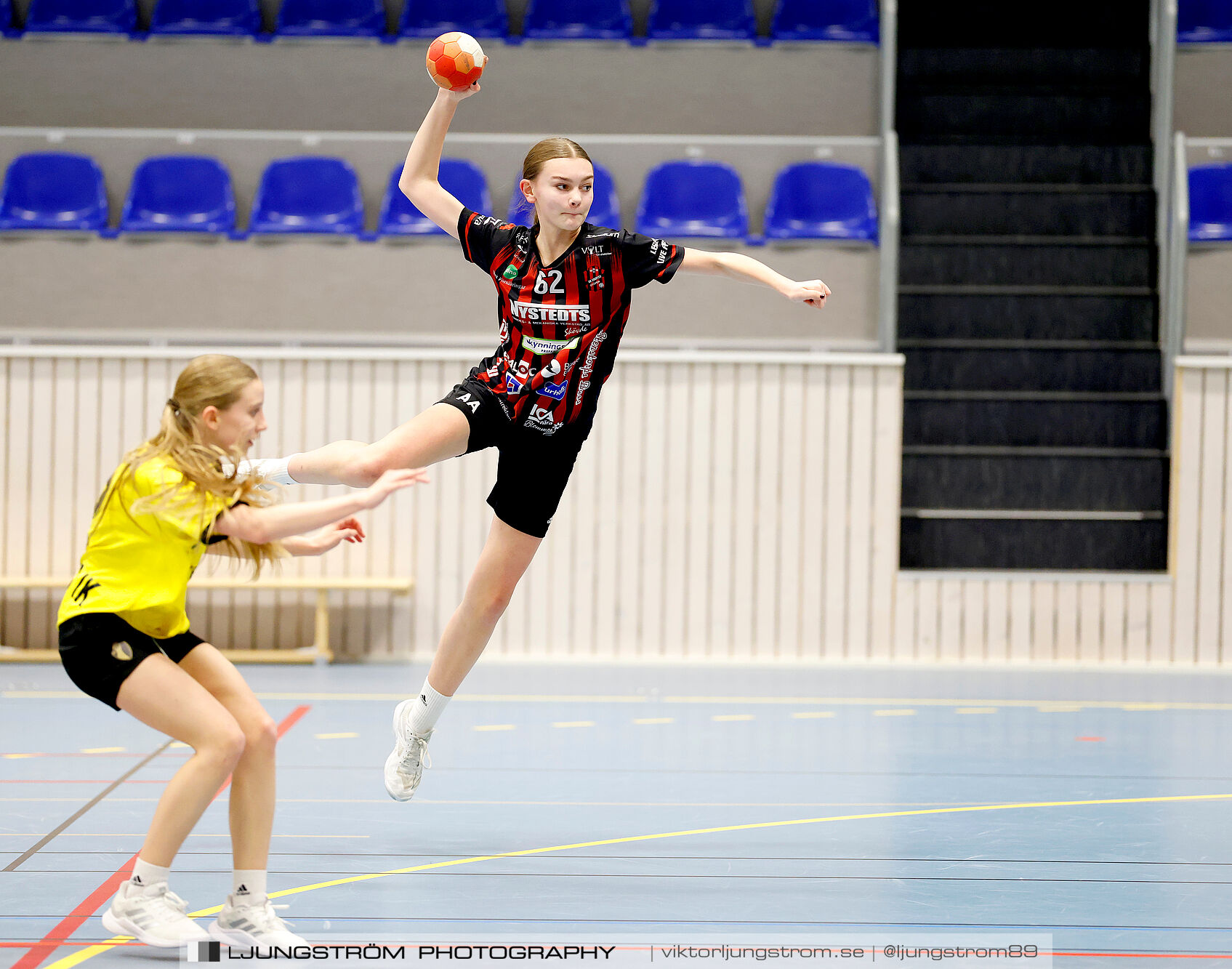 USM F14 Steg 3 HK Country Svart-Eslövs IK 23-19,dam,Kavelbro Arena Skövde,Skövde,Sverige,Ungdoms-SM,Handboll,2025,362339