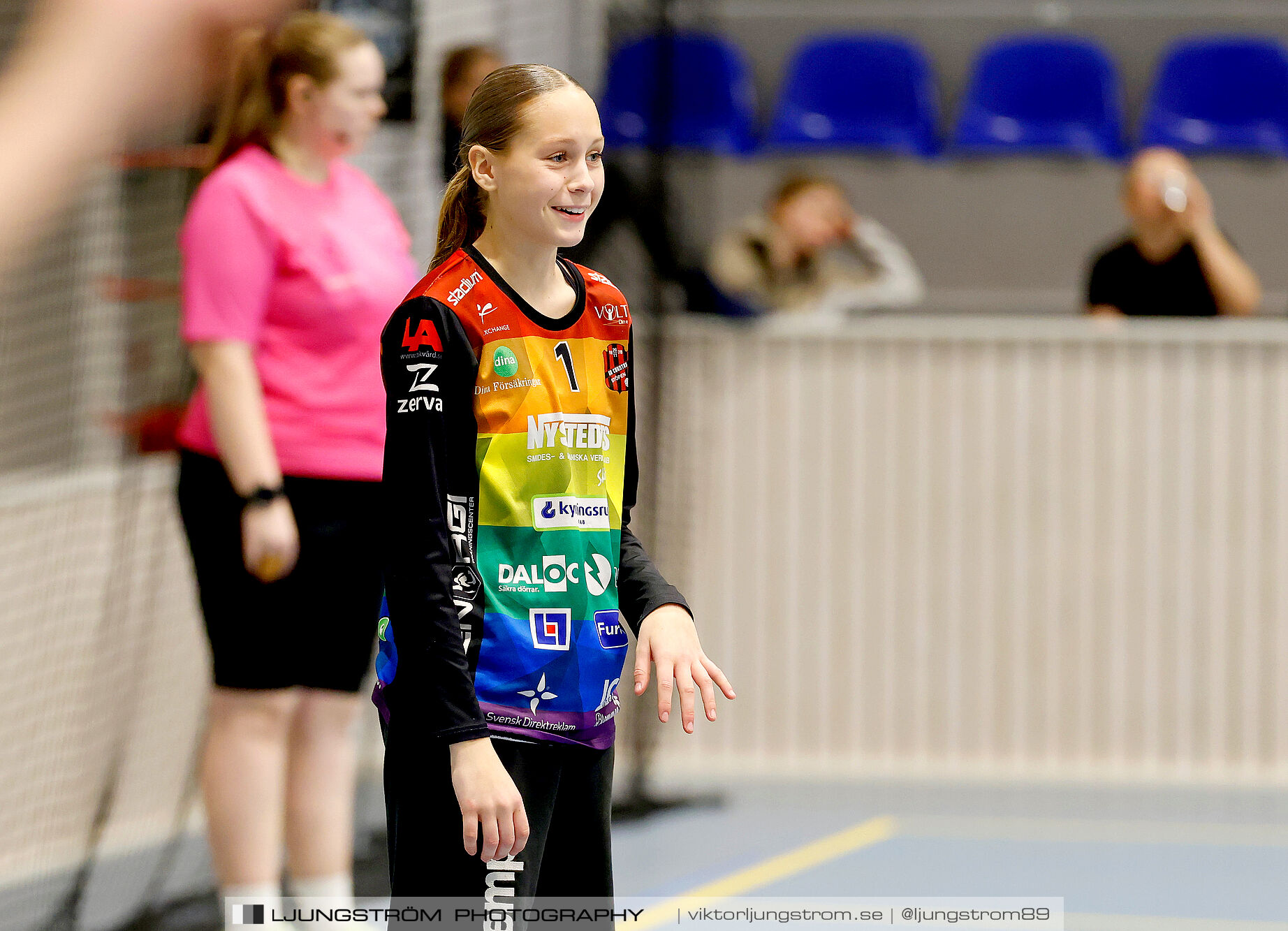 USM F14 Steg 3 HK Country Svart-Eslövs IK 23-19,dam,Kavelbro Arena Skövde,Skövde,Sverige,Ungdoms-SM,Handboll,2025,362351