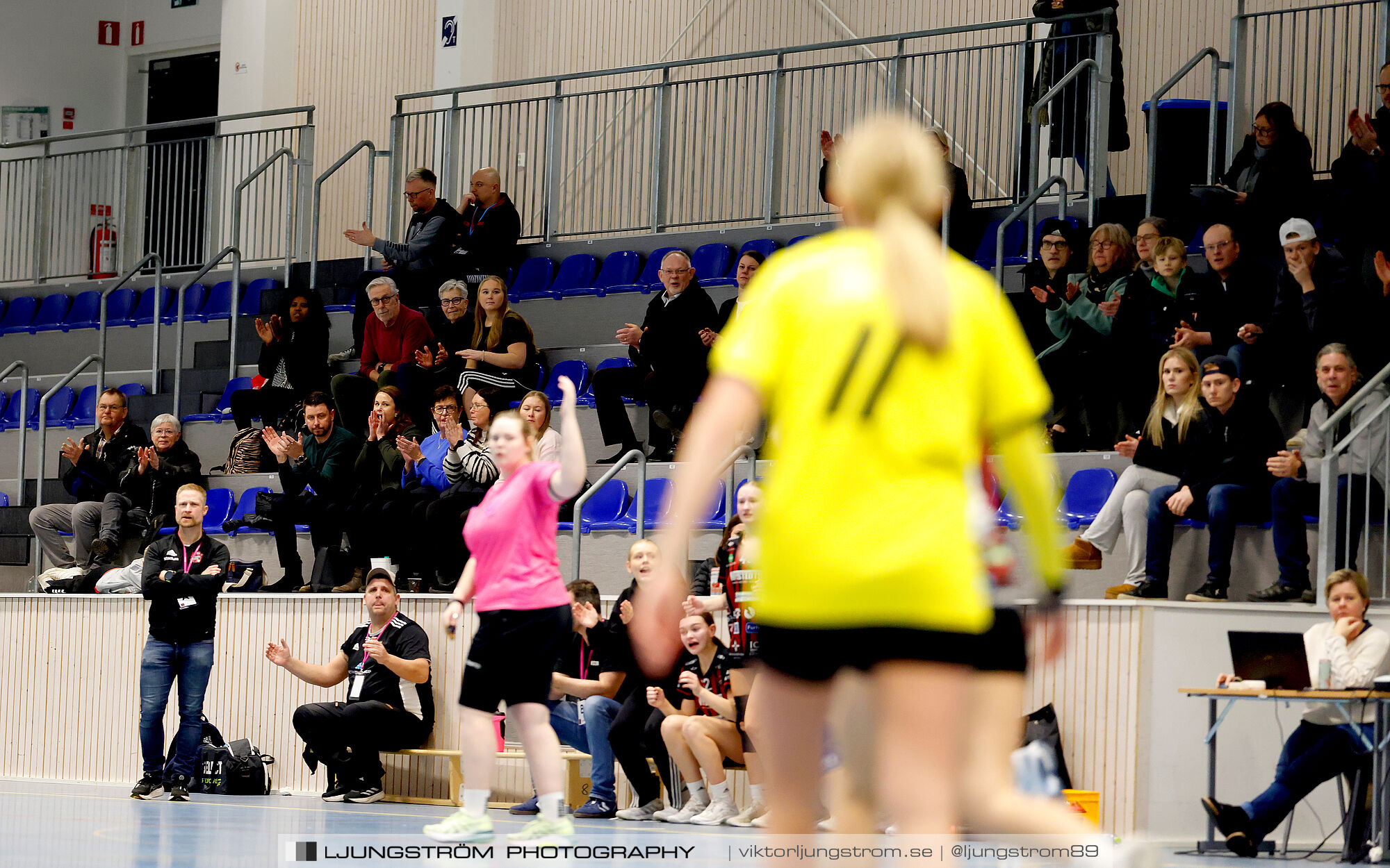 USM F14 Steg 3 HK Country Svart-Eslövs IK 23-19,dam,Kavelbro Arena Skövde,Skövde,Sverige,Ungdoms-SM,Handboll,2025,362354