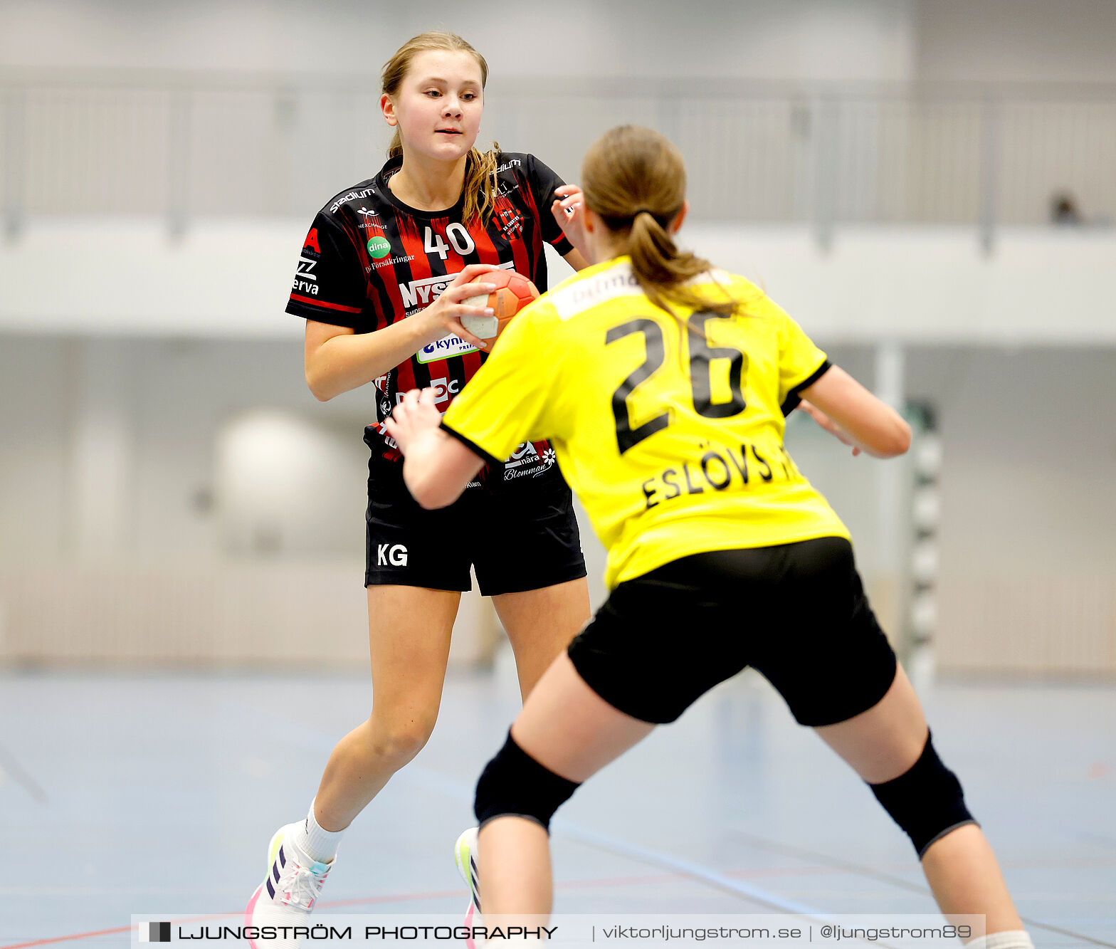 USM F14 Steg 3 HK Country Svart-Eslövs IK 23-19,dam,Kavelbro Arena Skövde,Skövde,Sverige,Ungdoms-SM,Handboll,2025,362356