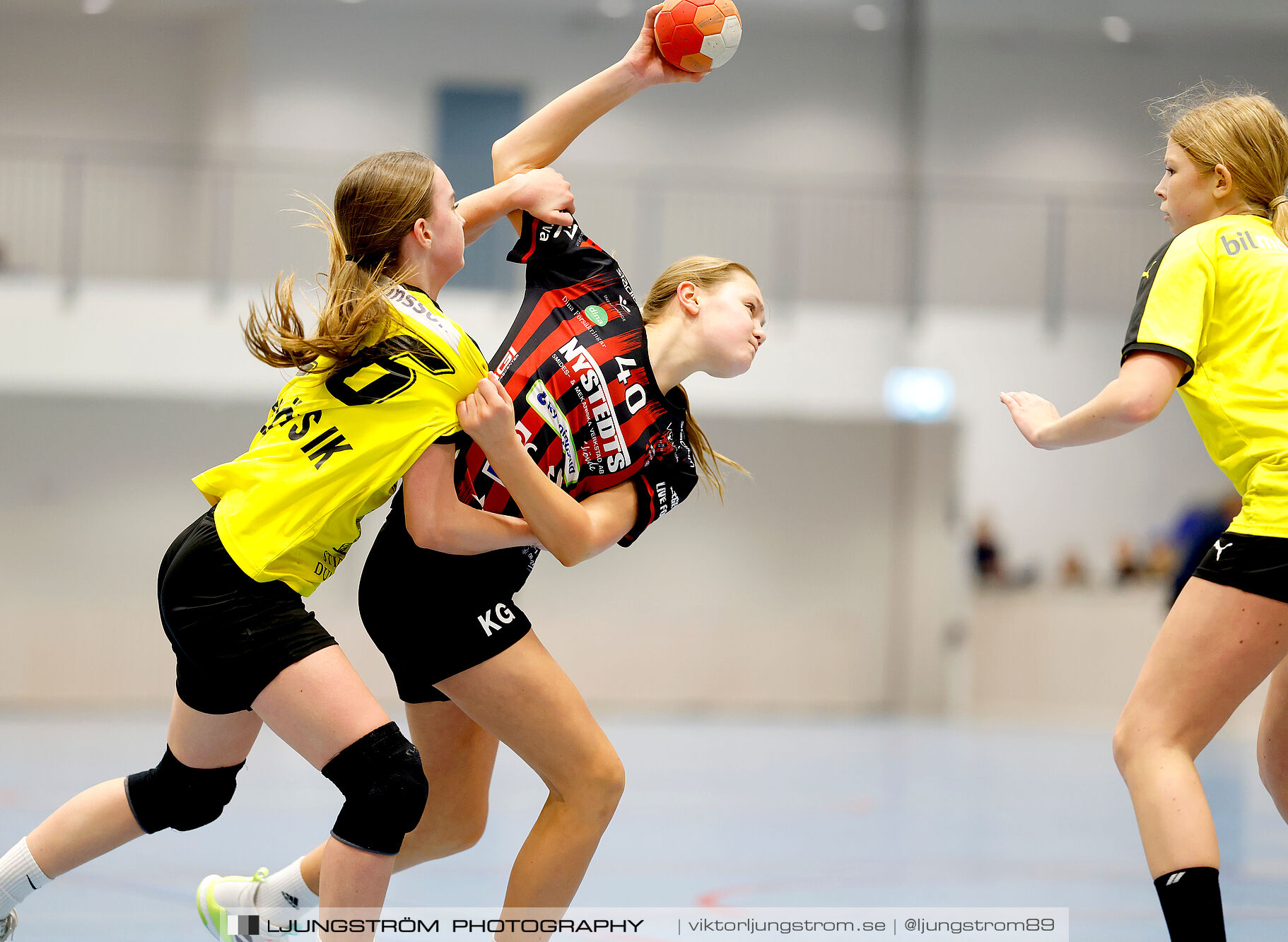 USM F14 Steg 3 HK Country Svart-Eslövs IK 23-19,dam,Kavelbro Arena Skövde,Skövde,Sverige,Ungdoms-SM,Handboll,2025,362357