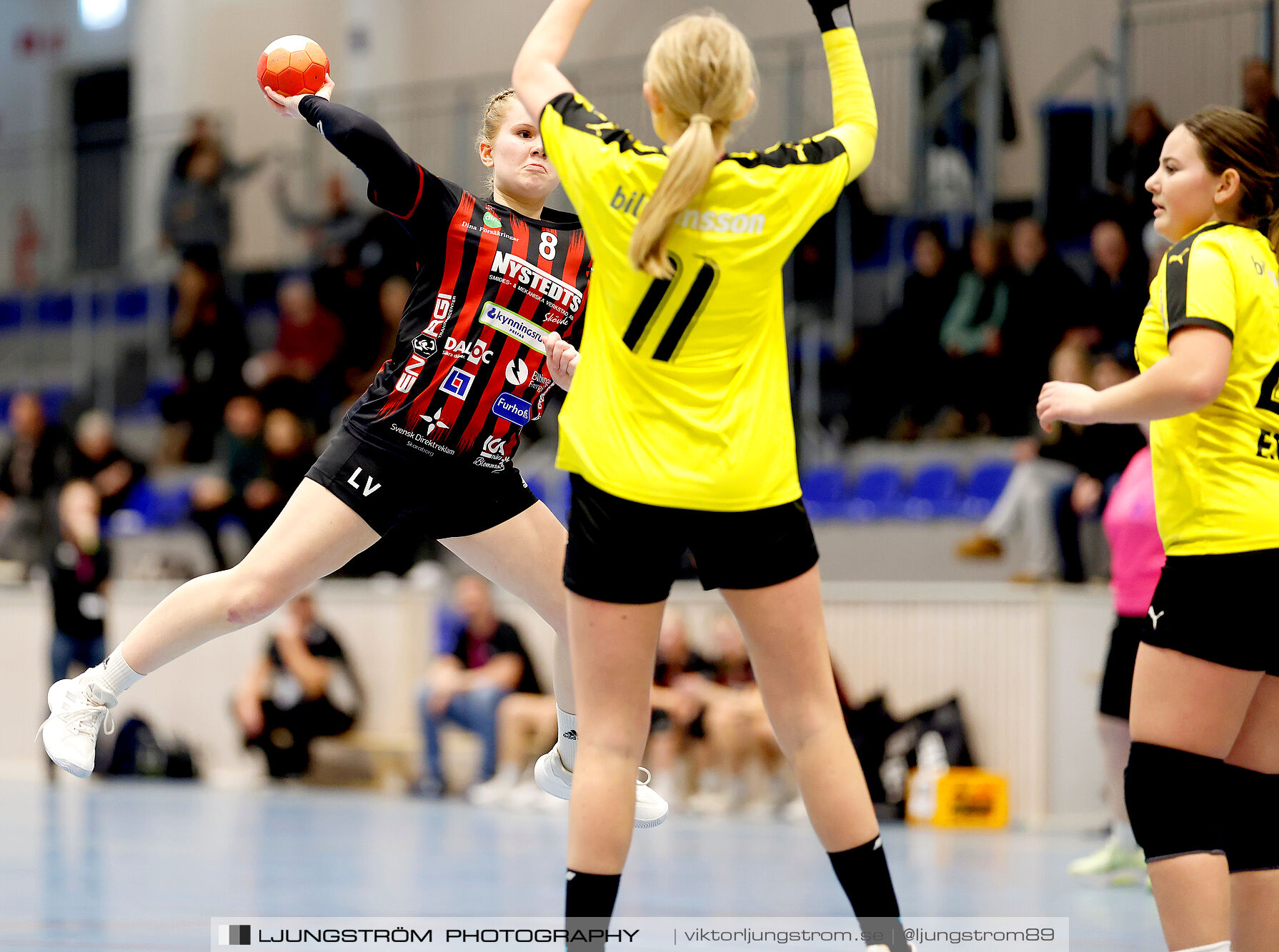 USM F14 Steg 3 HK Country Svart-Eslövs IK 23-19,dam,Kavelbro Arena Skövde,Skövde,Sverige,Ungdoms-SM,Handboll,2025,362363