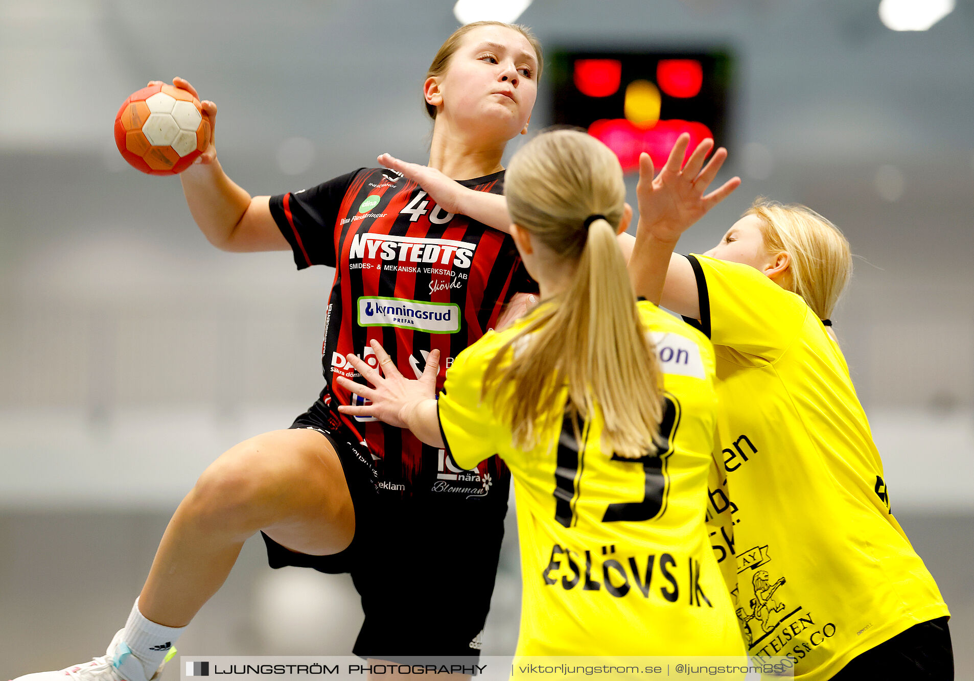 USM F14 Steg 3 HK Country Svart-Eslövs IK 23-19,dam,Kavelbro Arena Skövde,Skövde,Sverige,Ungdoms-SM,Handboll,2025,362365