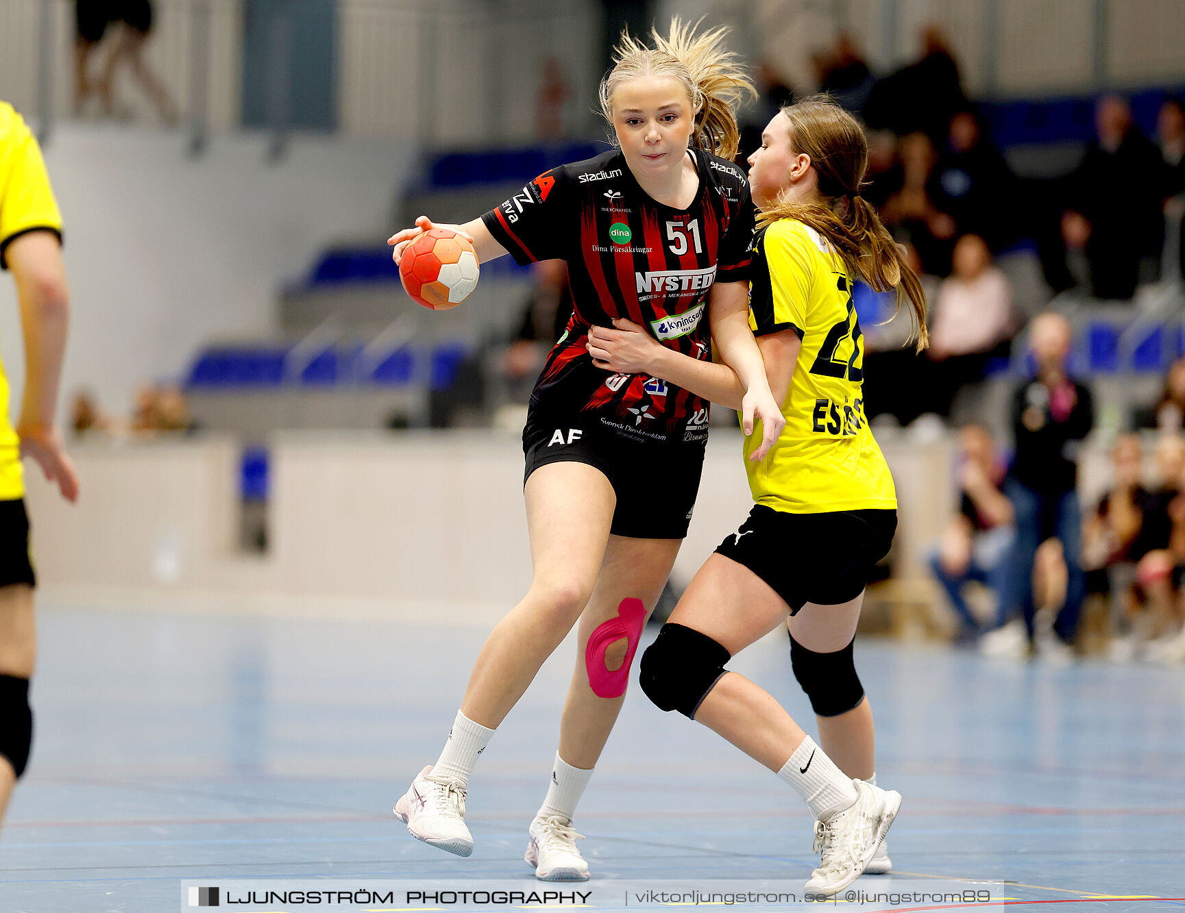 USM F14 Steg 3 HK Country Svart-Eslövs IK 23-19,dam,Kavelbro Arena Skövde,Skövde,Sverige,Ungdoms-SM,Handboll,2025,362369
