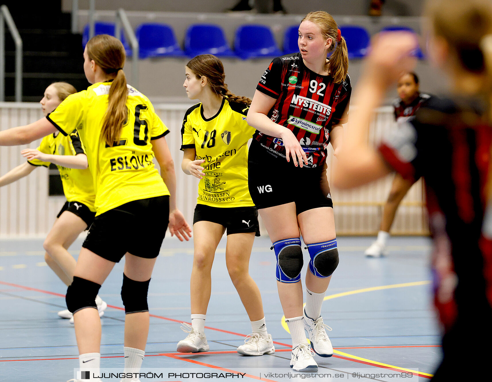 USM F14 Steg 3 HK Country Svart-Eslövs IK 23-19,dam,Kavelbro Arena Skövde,Skövde,Sverige,Ungdoms-SM,Handboll,2025,362373