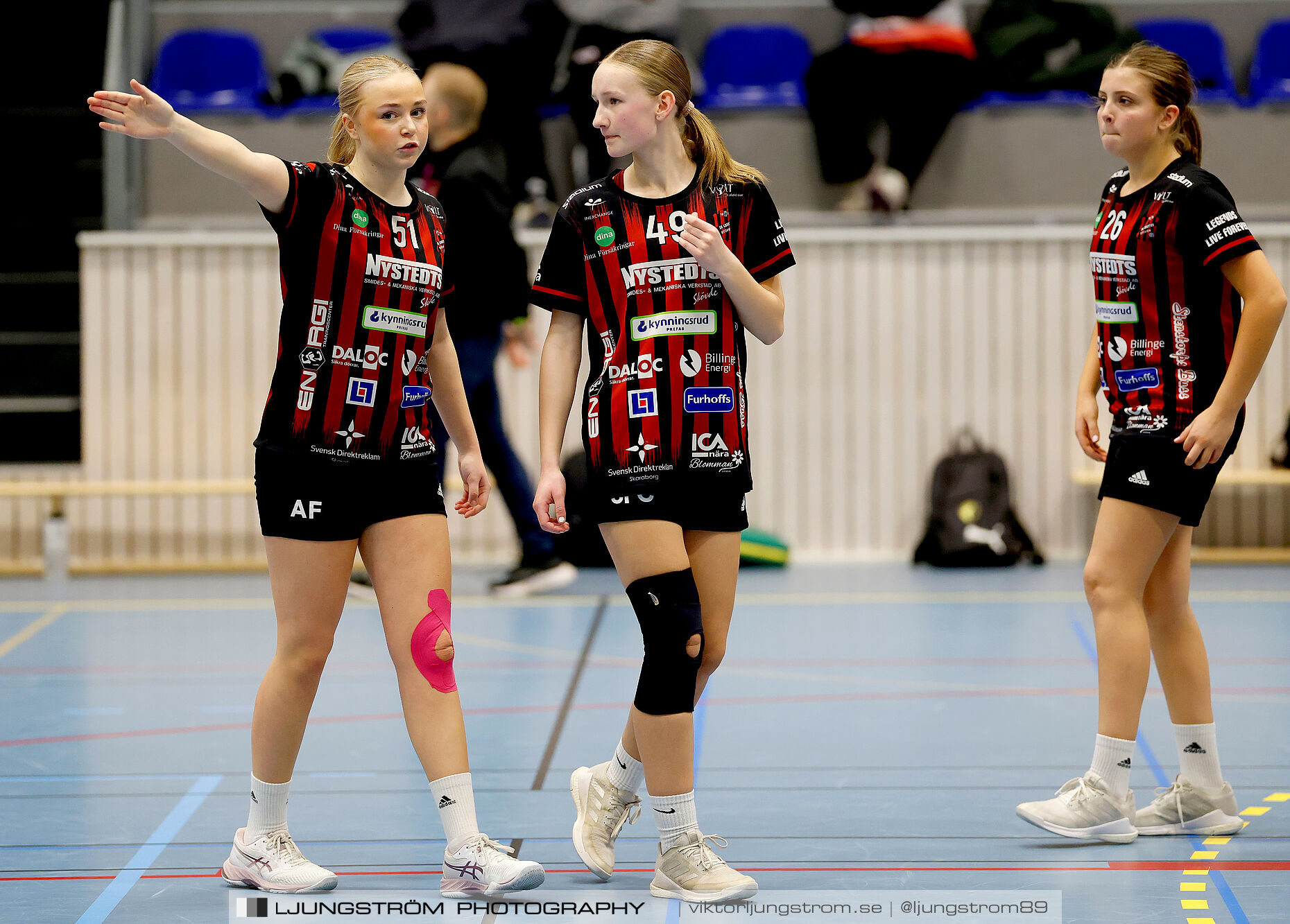 USM F14 Steg 3 HK Country Svart-Eslövs IK 23-19,dam,Kavelbro Arena Skövde,Skövde,Sverige,Ungdoms-SM,Handboll,2025,362377