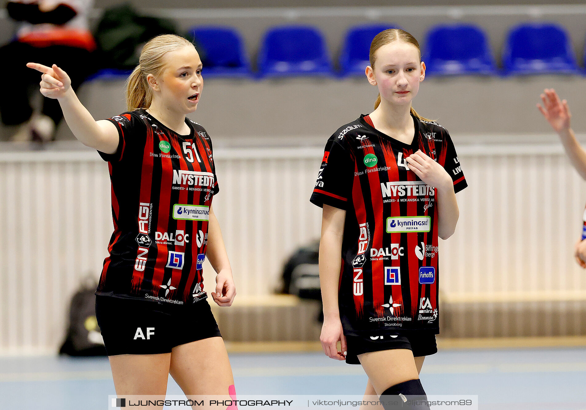 USM F14 Steg 3 HK Country Svart-Eslövs IK 23-19,dam,Kavelbro Arena Skövde,Skövde,Sverige,Ungdoms-SM,Handboll,2025,362378