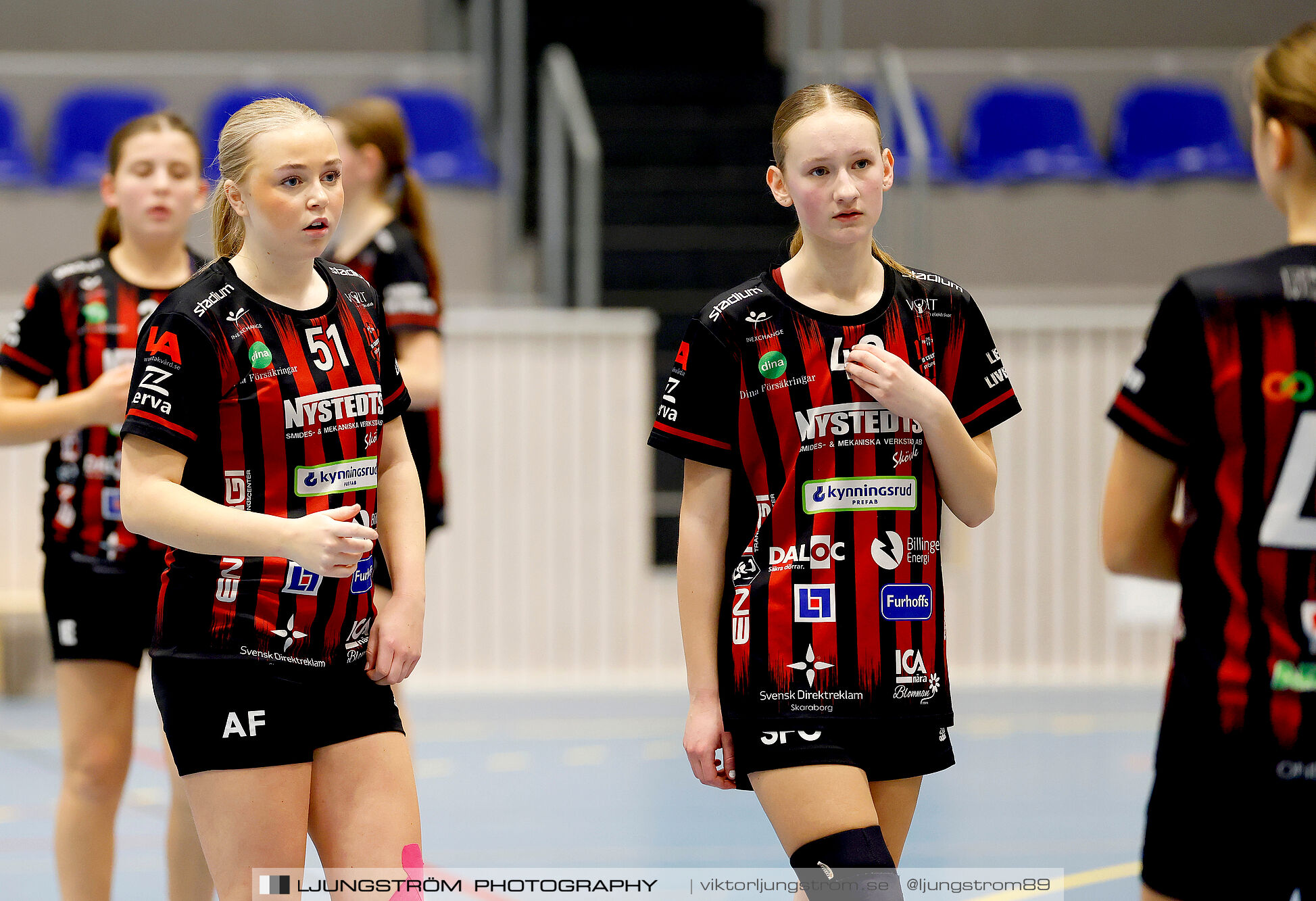 USM F14 Steg 3 HK Country Svart-Eslövs IK 23-19,dam,Kavelbro Arena Skövde,Skövde,Sverige,Ungdoms-SM,Handboll,2025,362379