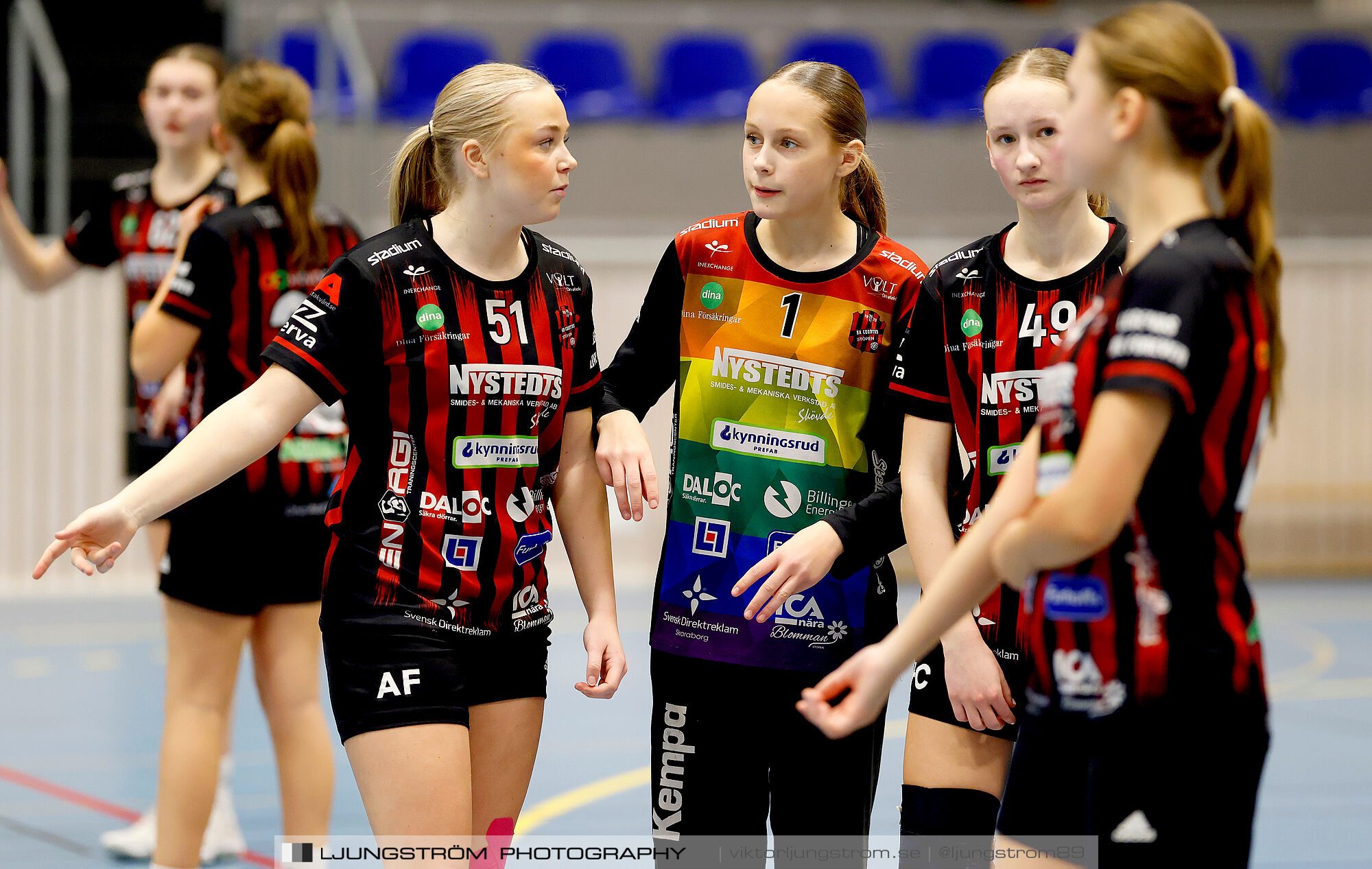USM F14 Steg 3 HK Country Svart-Eslövs IK 23-19,dam,Kavelbro Arena Skövde,Skövde,Sverige,Ungdoms-SM,Handboll,2025,362381