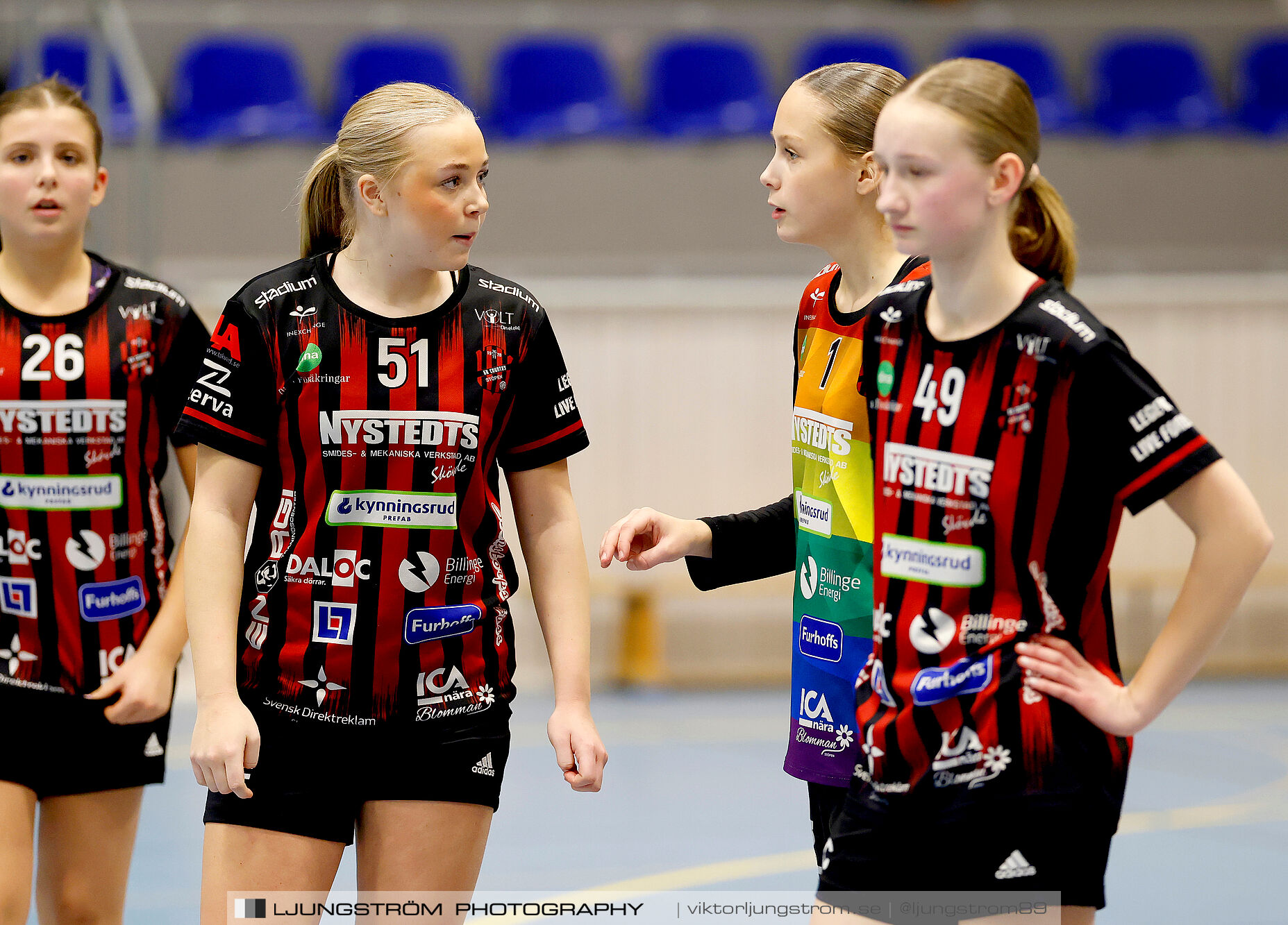 USM F14 Steg 3 HK Country Svart-Eslövs IK 23-19,dam,Kavelbro Arena Skövde,Skövde,Sverige,Ungdoms-SM,Handboll,2025,362382