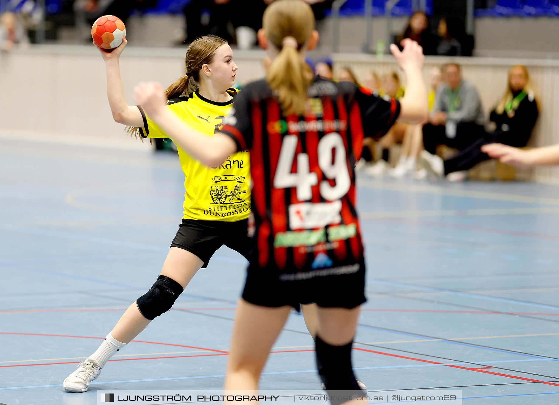 USM F14 Steg 3 HK Country Svart-Eslövs IK 23-19,dam,Kavelbro Arena Skövde,Skövde,Sverige,Ungdoms-SM,Handboll,2025,362384