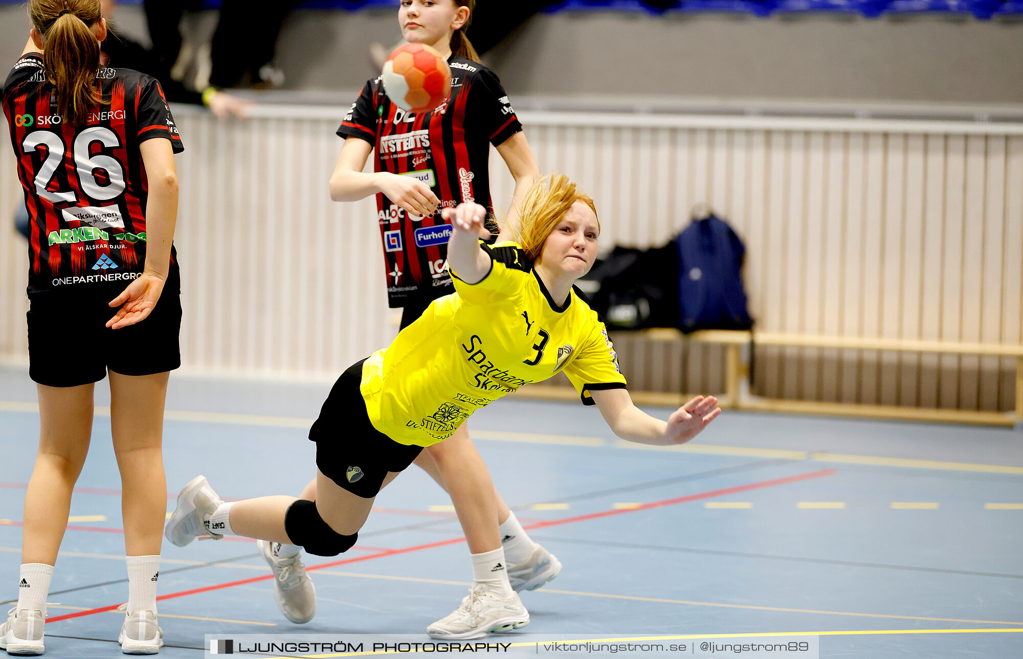 USM F14 Steg 3 HK Country Svart-Eslövs IK 23-19,dam,Kavelbro Arena Skövde,Skövde,Sverige,Ungdoms-SM,Handboll,2025,362388