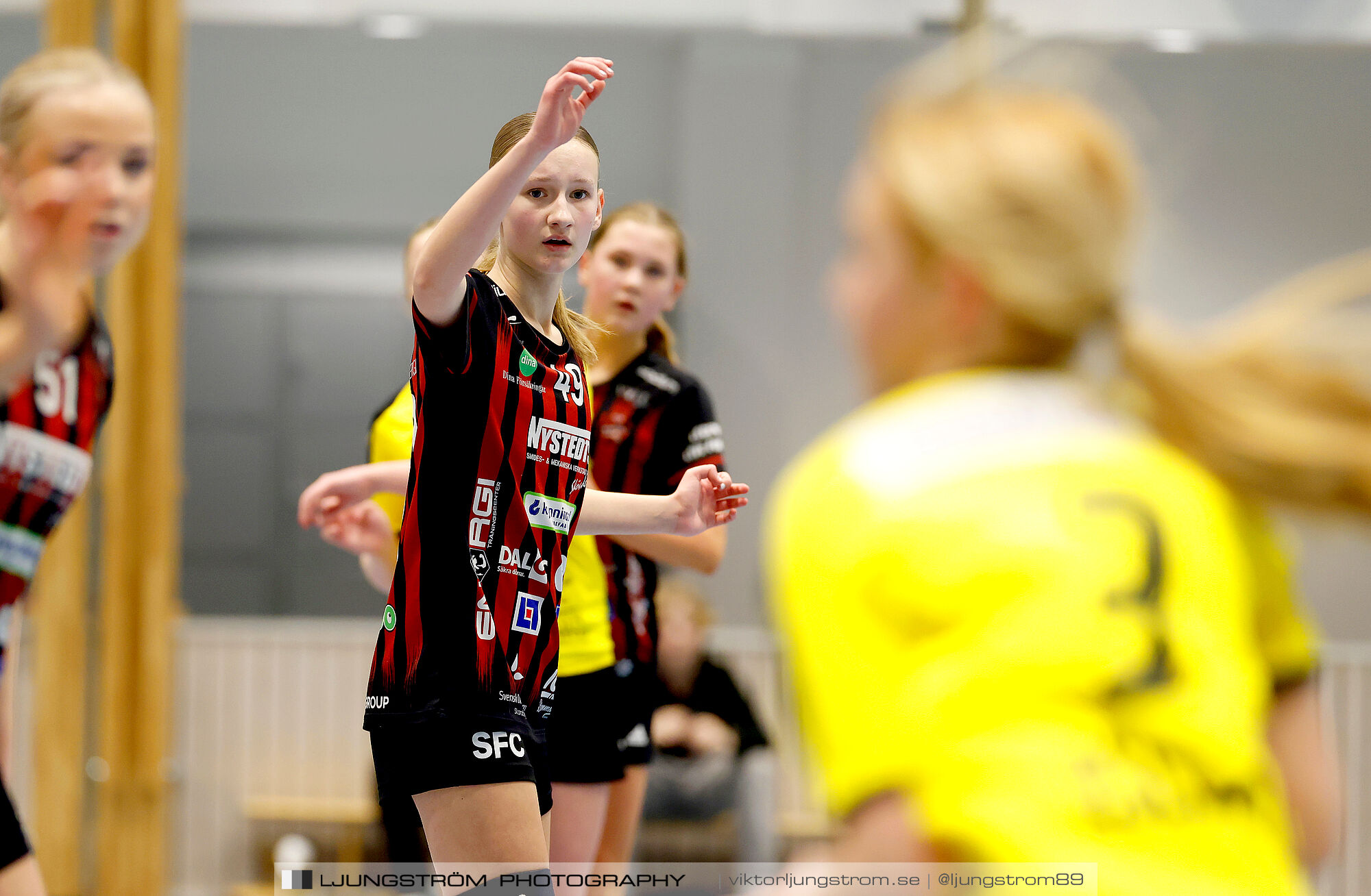 USM F14 Steg 3 HK Country Svart-Eslövs IK 23-19,dam,Kavelbro Arena Skövde,Skövde,Sverige,Ungdoms-SM,Handboll,2025,362417