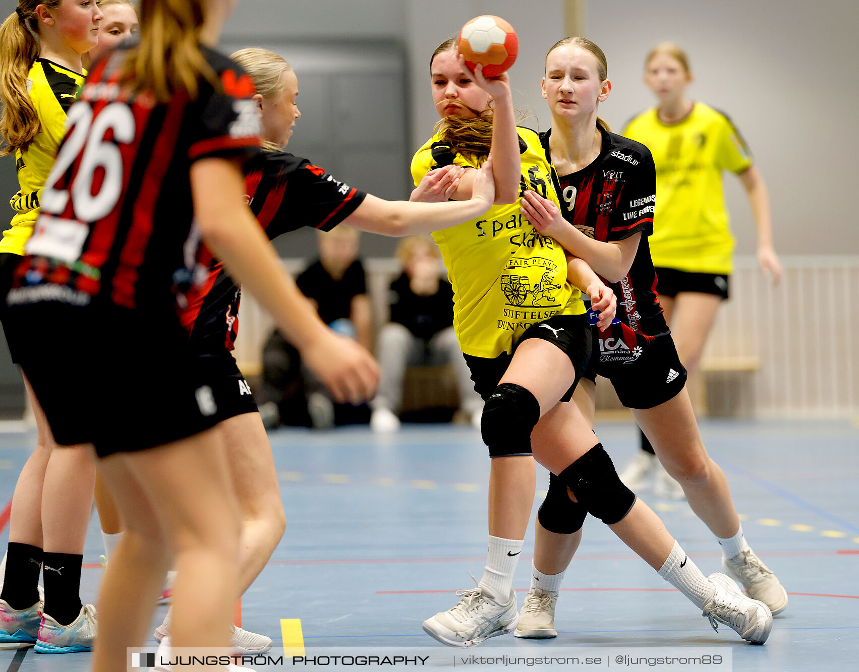 USM F14 Steg 3 HK Country Svart-Eslövs IK 23-19,dam,Kavelbro Arena Skövde,Skövde,Sverige,Ungdoms-SM,Handboll,2025,362422