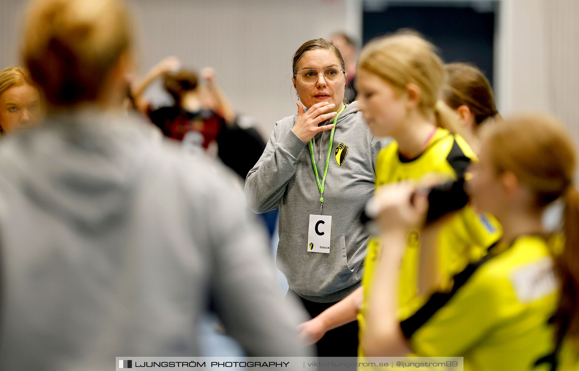 USM F14 Steg 3 HK Country Svart-Eslövs IK 23-19,dam,Kavelbro Arena Skövde,Skövde,Sverige,Ungdoms-SM,Handboll,2025,362435