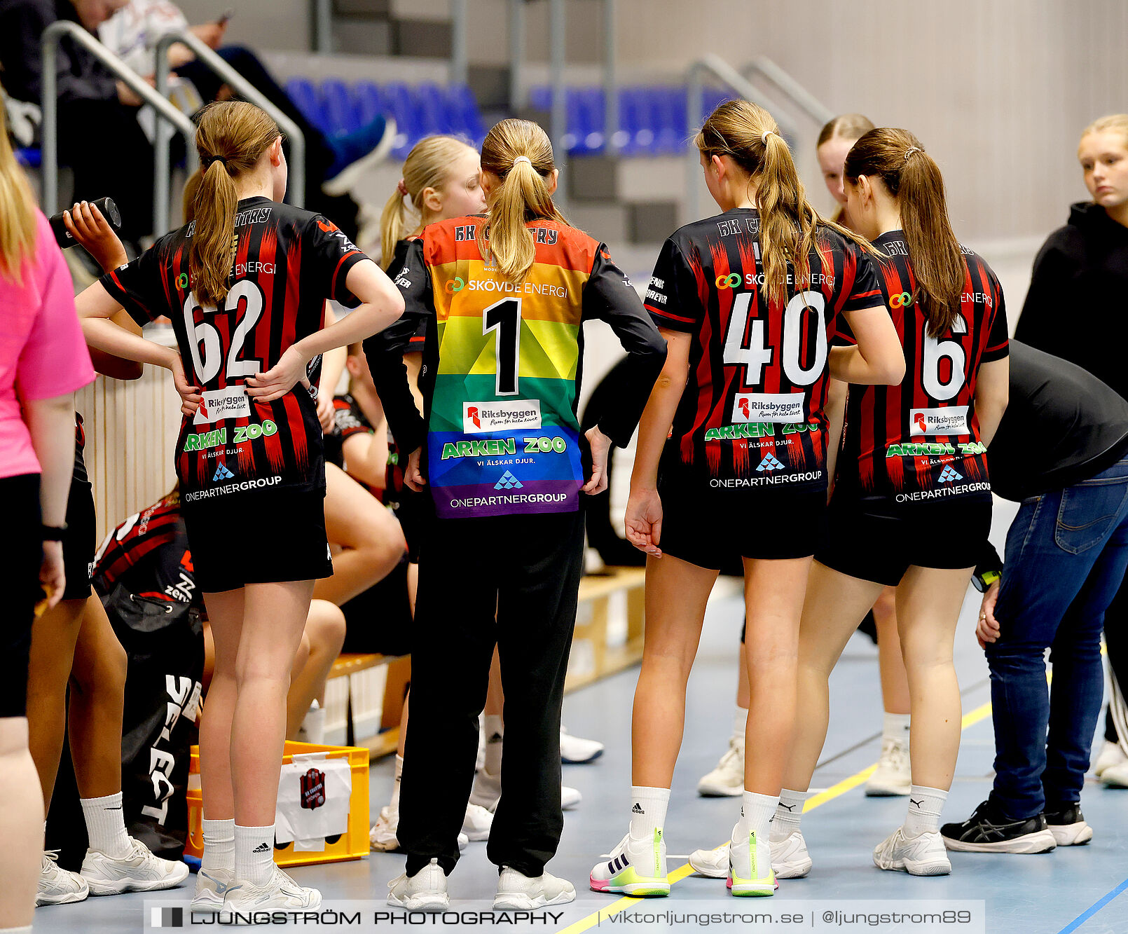 USM F14 Steg 3 HK Country Svart-Eslövs IK 23-19,dam,Kavelbro Arena Skövde,Skövde,Sverige,Ungdoms-SM,Handboll,2025,362437