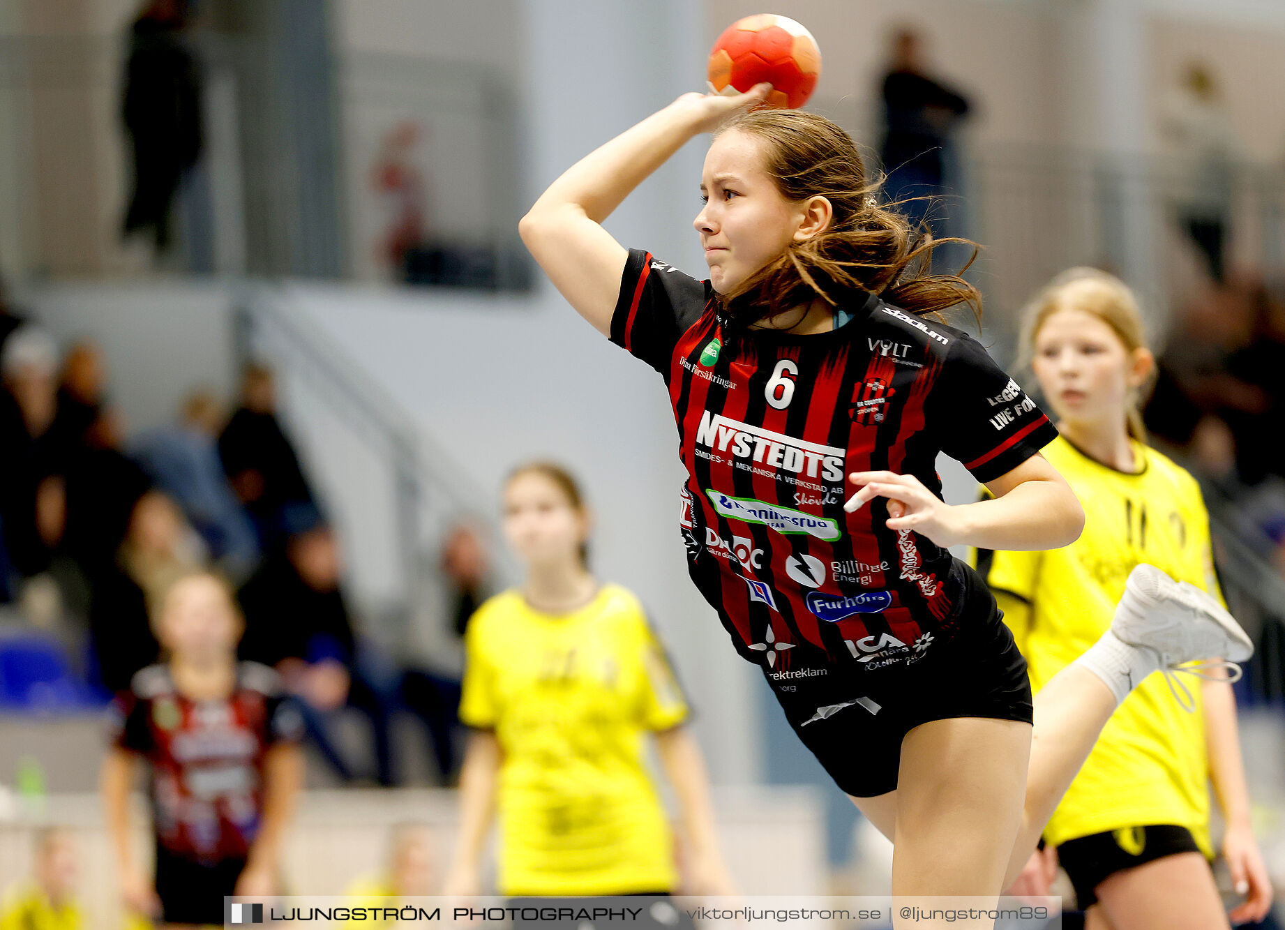 USM F14 Steg 3 HK Country Svart-Eslövs IK 23-19,dam,Kavelbro Arena Skövde,Skövde,Sverige,Ungdoms-SM,Handboll,2025,362446