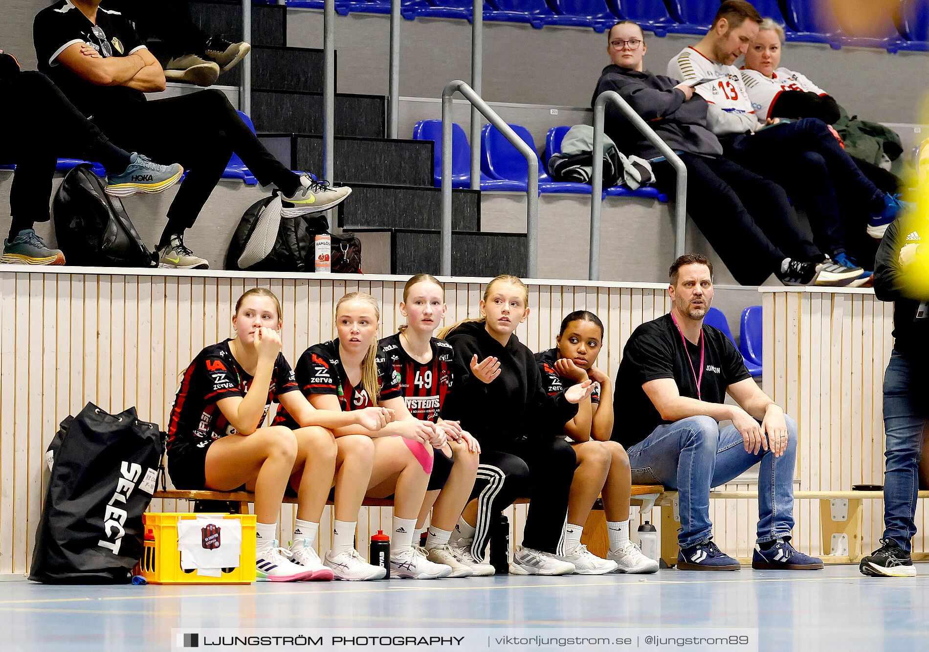 USM F14 Steg 3 HK Country Svart-Eslövs IK 23-19,dam,Kavelbro Arena Skövde,Skövde,Sverige,Ungdoms-SM,Handboll,2025,362449
