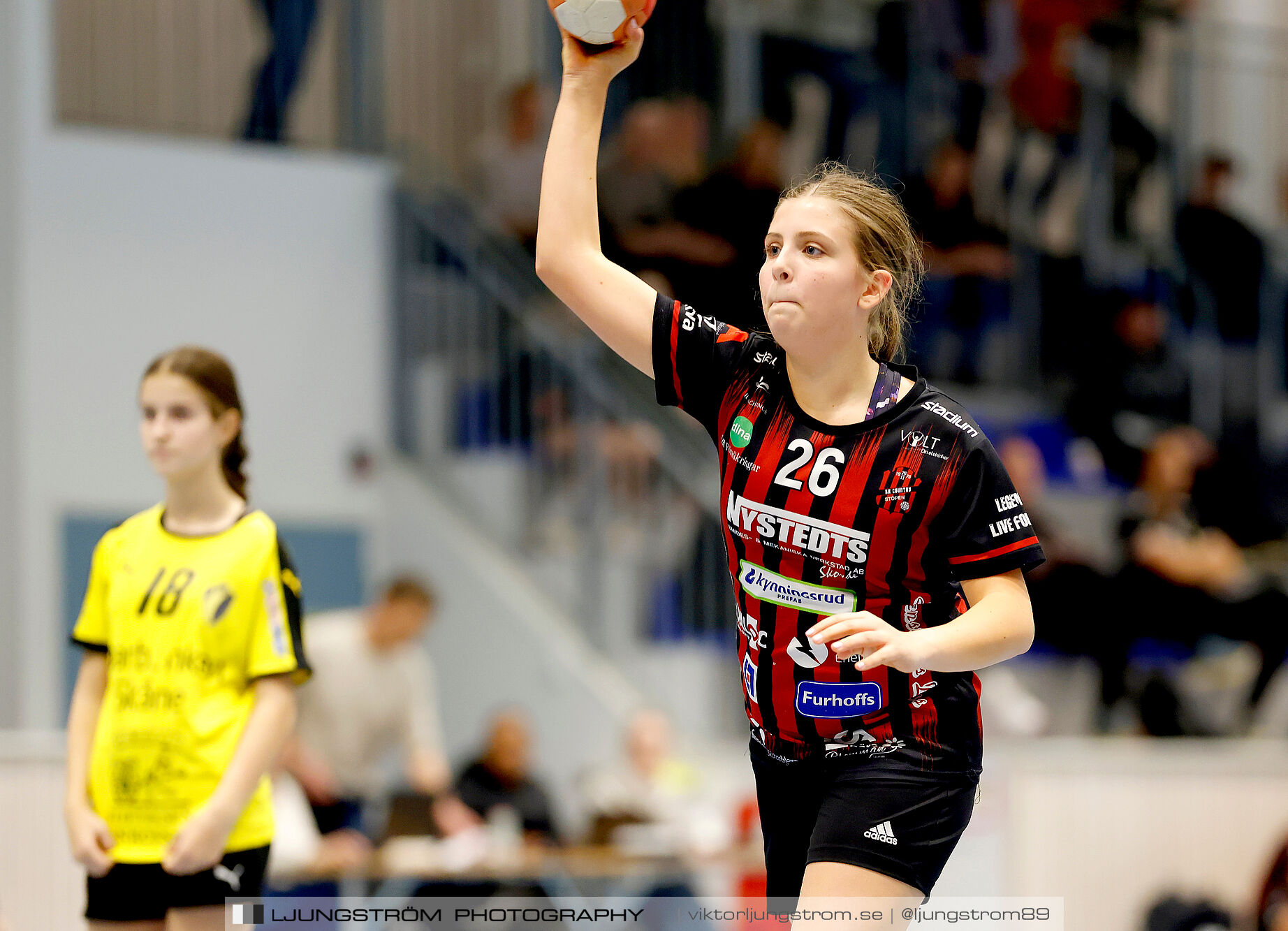 USM F14 Steg 3 HK Country Svart-Eslövs IK 23-19,dam,Kavelbro Arena Skövde,Skövde,Sverige,Ungdoms-SM,Handboll,2025,362450