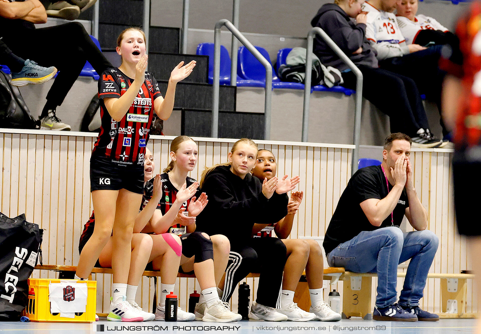 USM F14 Steg 3 HK Country Svart-Eslövs IK 23-19,dam,Kavelbro Arena Skövde,Skövde,Sverige,Ungdoms-SM,Handboll,2025,362452