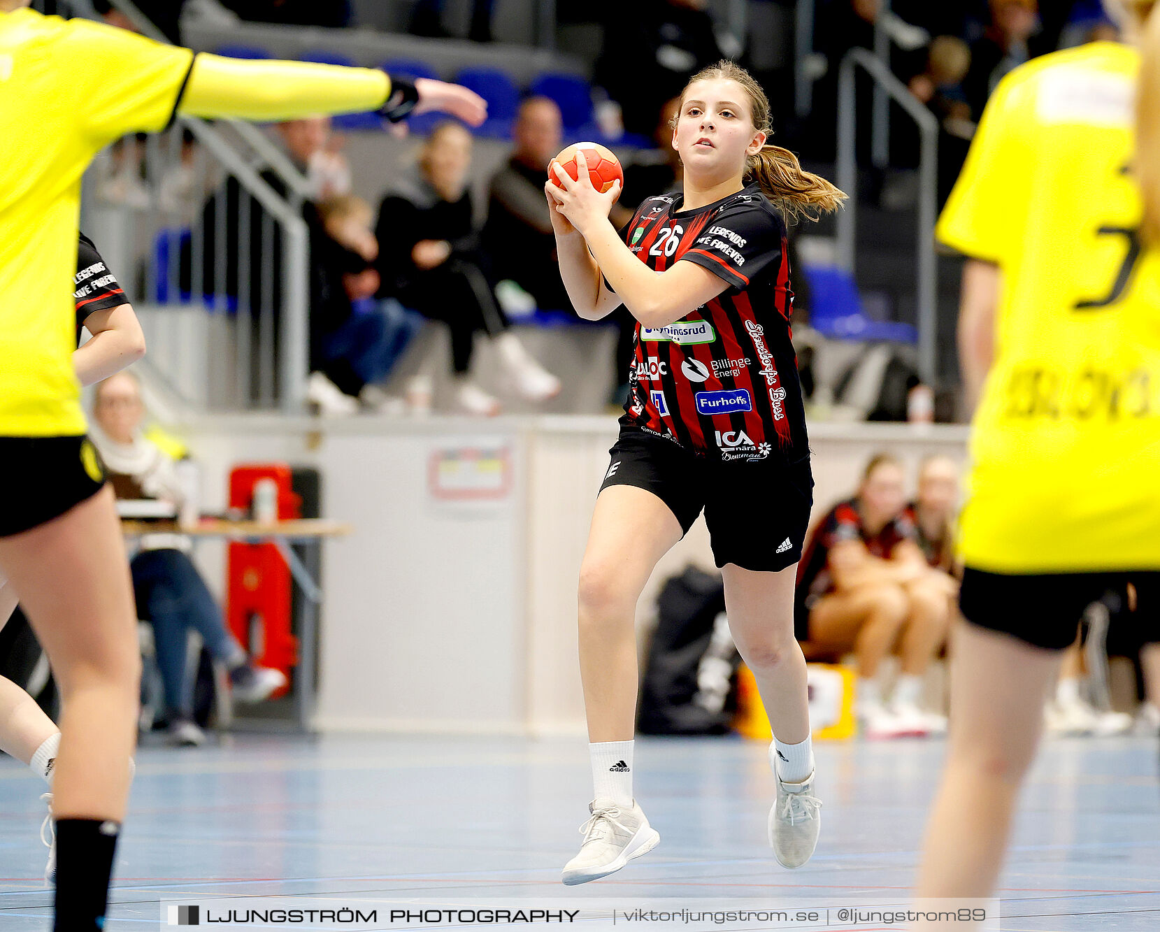 USM F14 Steg 3 HK Country Svart-Eslövs IK 23-19,dam,Kavelbro Arena Skövde,Skövde,Sverige,Ungdoms-SM,Handboll,2025,362454