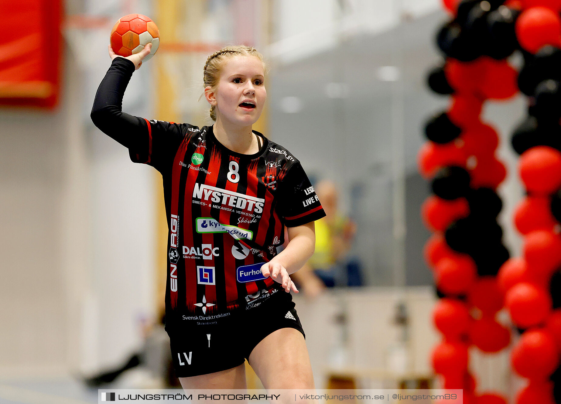 USM F14 Steg 3 HK Country Svart-Eslövs IK 23-19,dam,Kavelbro Arena Skövde,Skövde,Sverige,Ungdoms-SM,Handboll,2025,362467