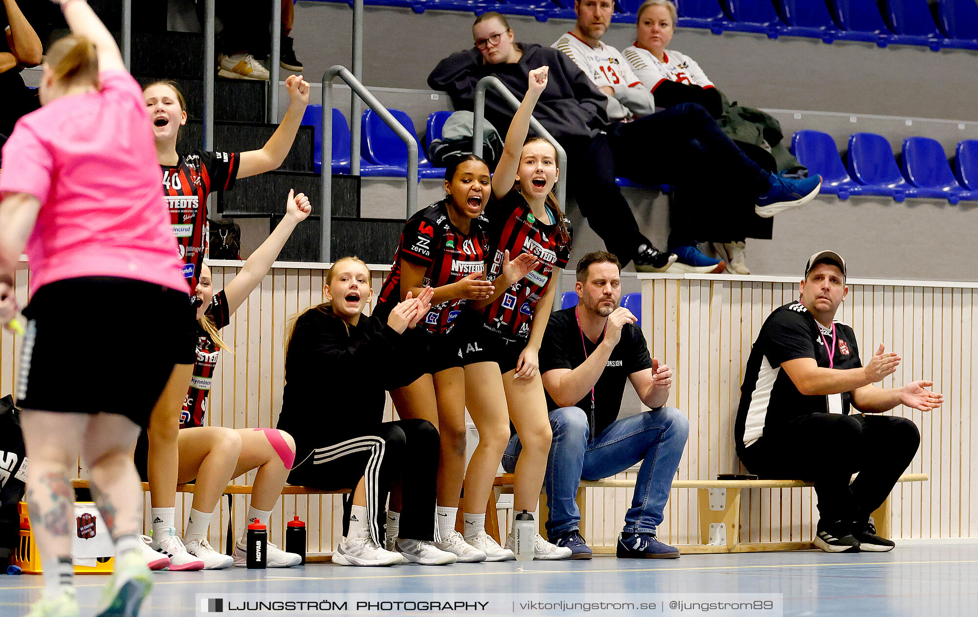 USM F14 Steg 3 HK Country Svart-Eslövs IK 23-19,dam,Kavelbro Arena Skövde,Skövde,Sverige,Ungdoms-SM,Handboll,2025,362478