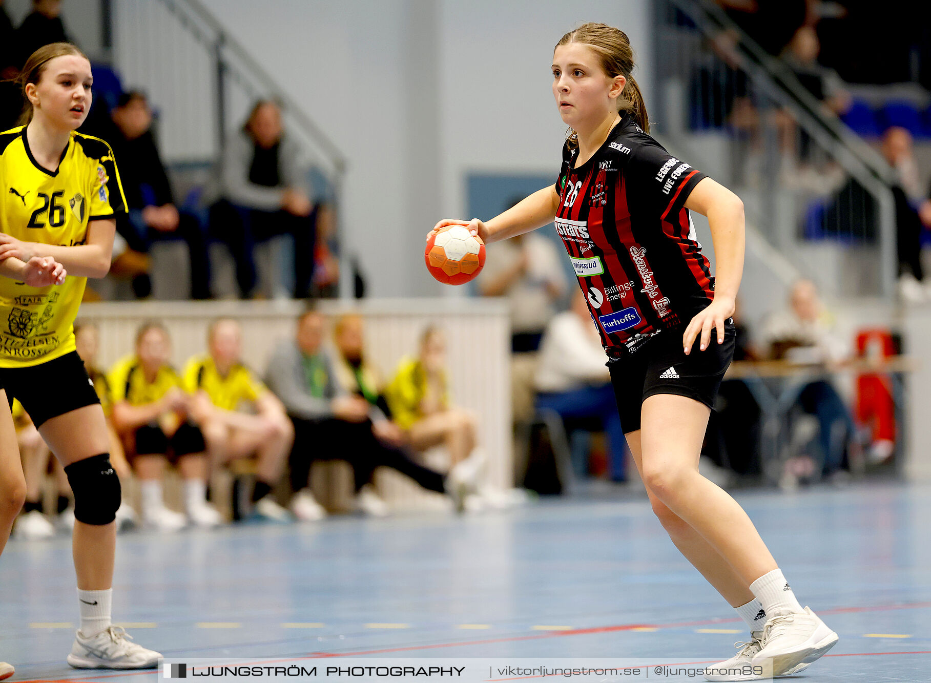 USM F14 Steg 3 HK Country Svart-Eslövs IK 23-19,dam,Kavelbro Arena Skövde,Skövde,Sverige,Ungdoms-SM,Handboll,2025,362480