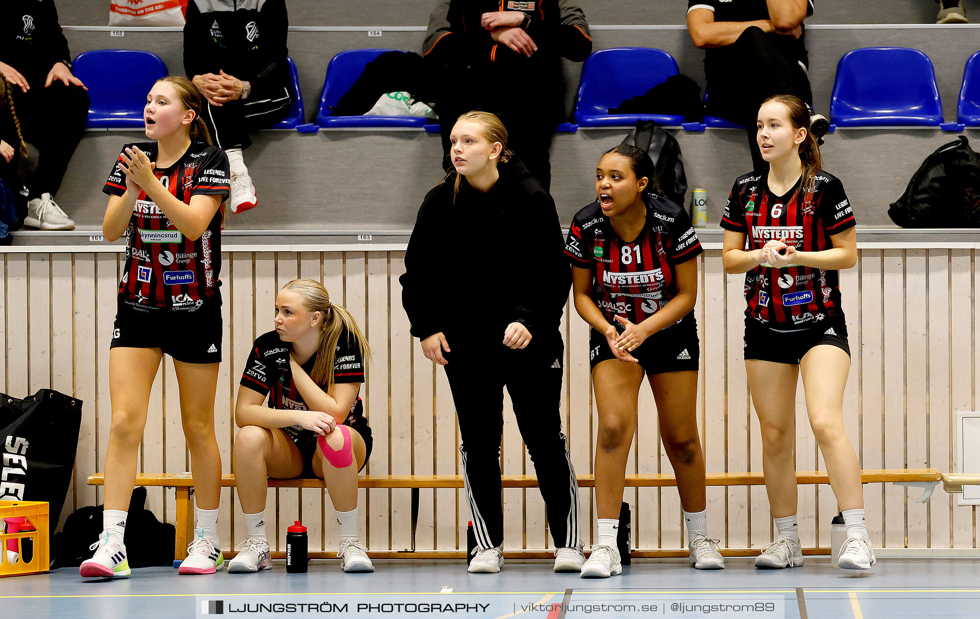 USM F14 Steg 3 HK Country Svart-Eslövs IK 23-19,dam,Kavelbro Arena Skövde,Skövde,Sverige,Ungdoms-SM,Handboll,2025,362491