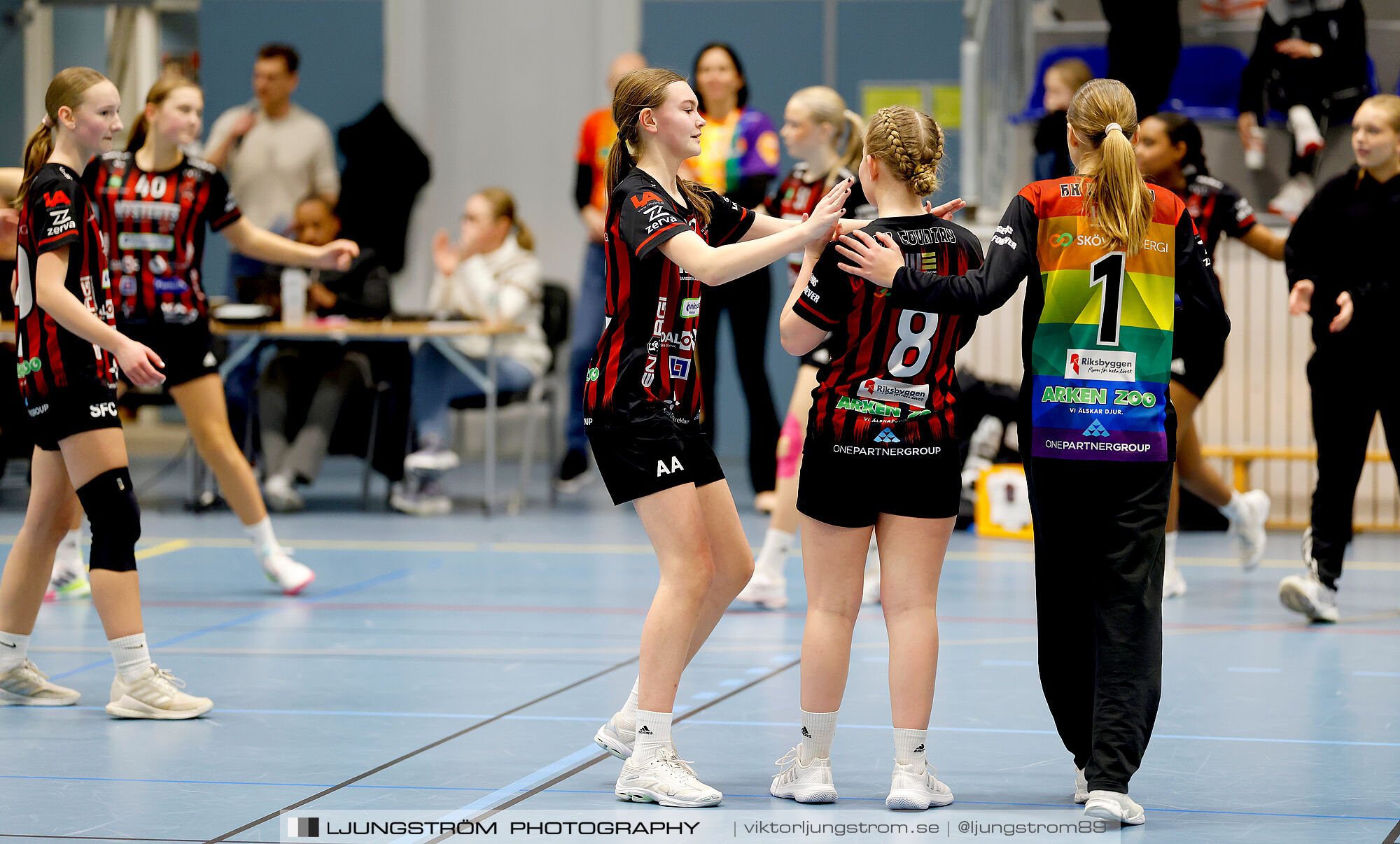 USM F14 Steg 3 HK Country Svart-Eslövs IK 23-19,dam,Kavelbro Arena Skövde,Skövde,Sverige,Ungdoms-SM,Handboll,2025,362495
