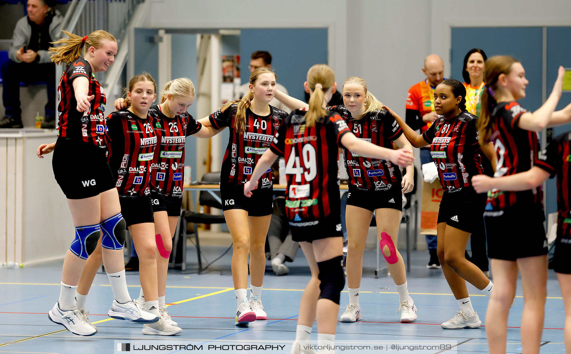 USM F14 Steg 3 HK Country Svart-Eslövs IK 23-19,dam,Kavelbro Arena Skövde,Skövde,Sverige,Ungdoms-SM,Handboll,2025,362497