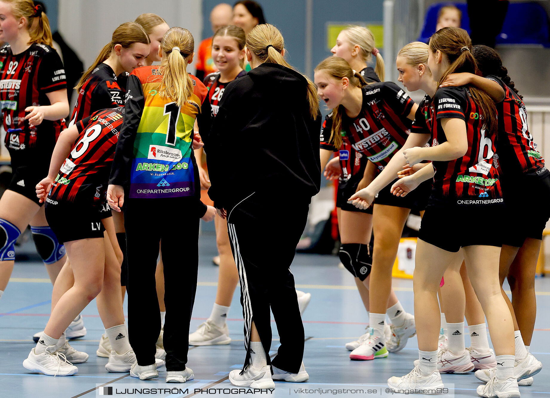 USM F14 Steg 3 HK Country Svart-Eslövs IK 23-19,dam,Kavelbro Arena Skövde,Skövde,Sverige,Ungdoms-SM,Handboll,2025,362505