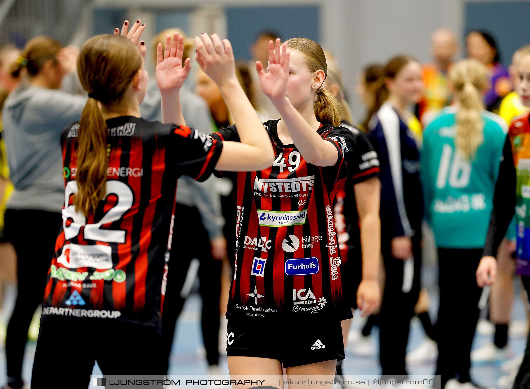 USM F14 Steg 3 HK Country Svart-Eslövs IK 23-19,dam,Kavelbro Arena Skövde,Skövde,Sverige,Ungdoms-SM,Handboll,2025,362514