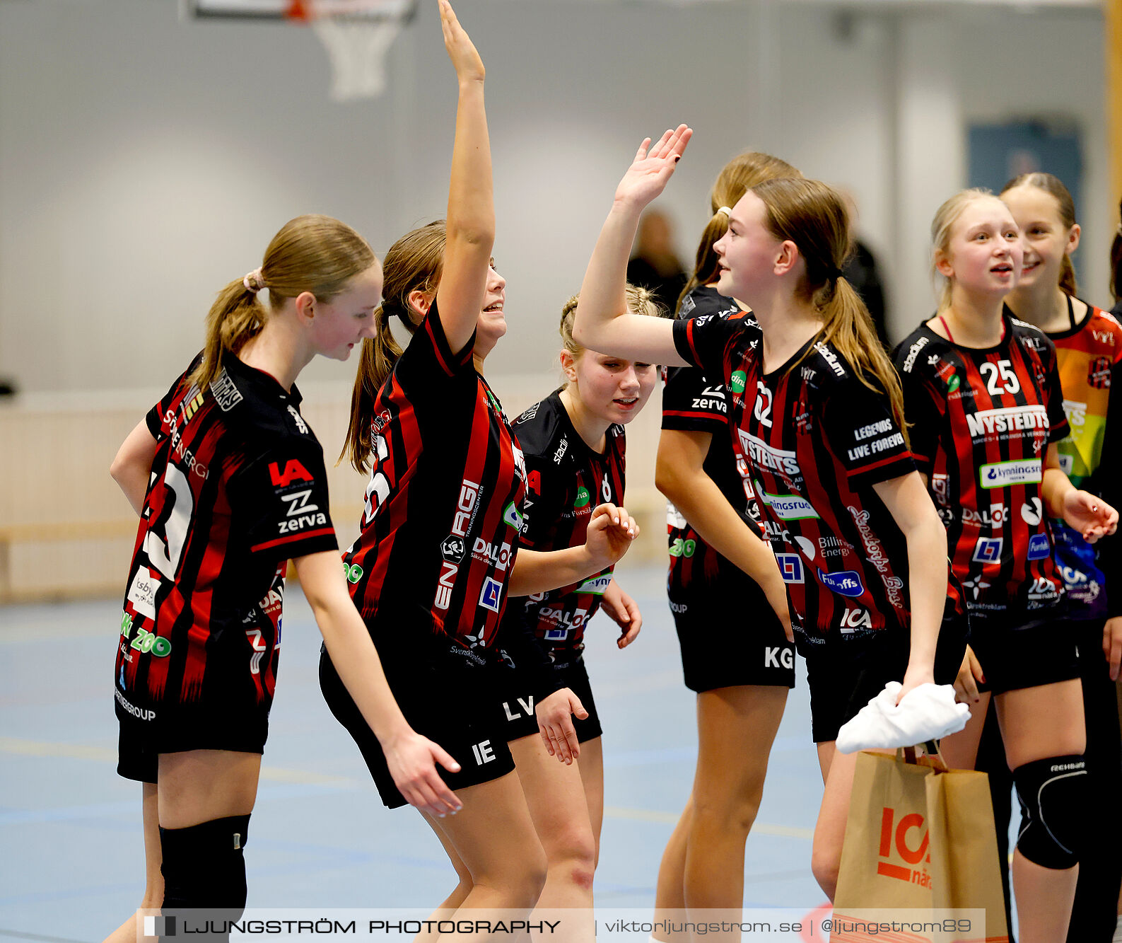USM F14 Steg 3 HK Country Svart-Eslövs IK 23-19,dam,Kavelbro Arena Skövde,Skövde,Sverige,Ungdoms-SM,Handboll,2025,362532