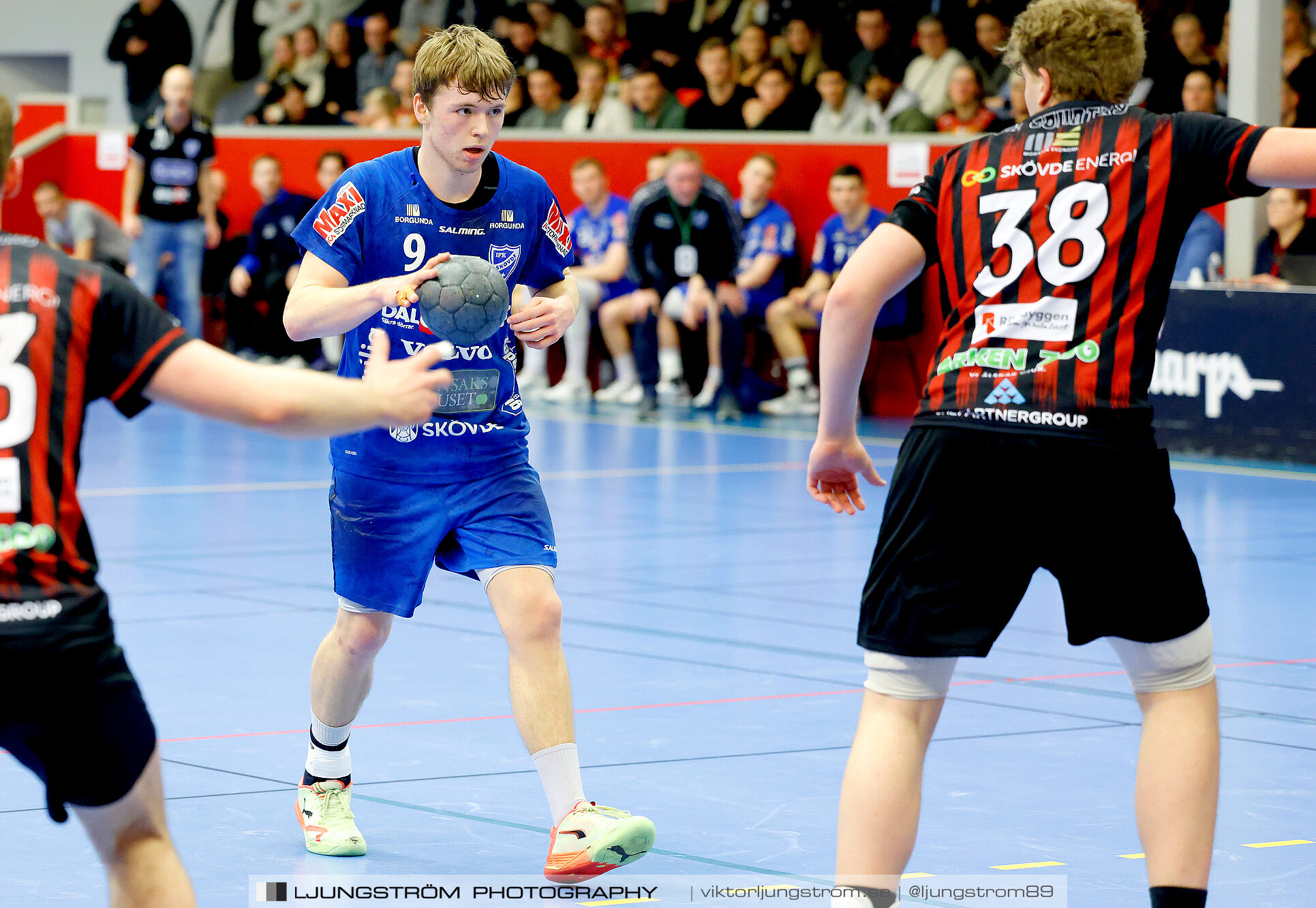 HK Country-HK Skövde 29-22,herr,Skövde Idrottshall,Skövde,Sverige,Handboll,,2023,362647