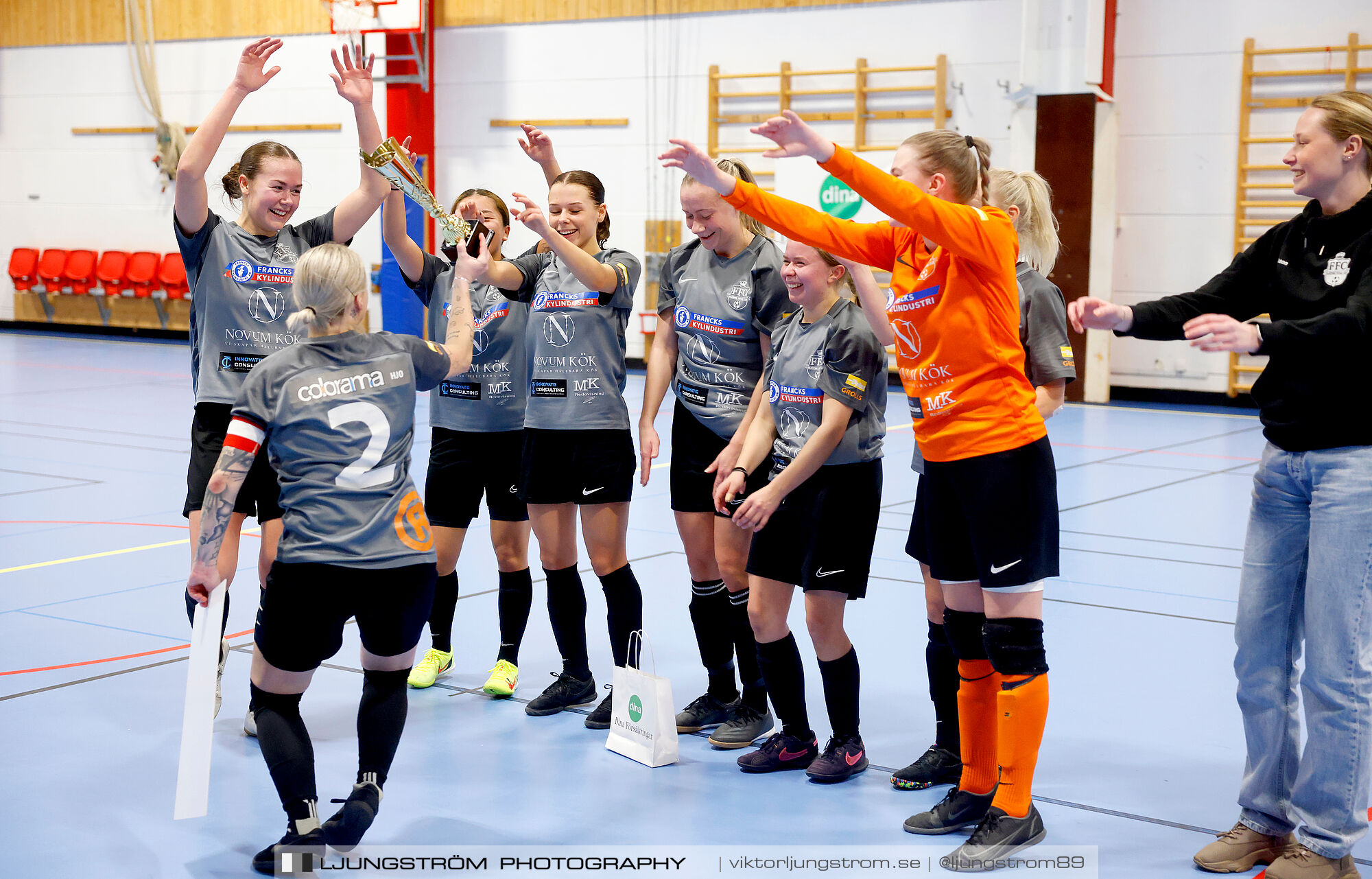 Dina-cupen 2024 FINAL Skövde KIK-Falköpings FC 1 0-1,dam,Idrottshallen,Töreboda,Sverige,Futsal,,2024,362668