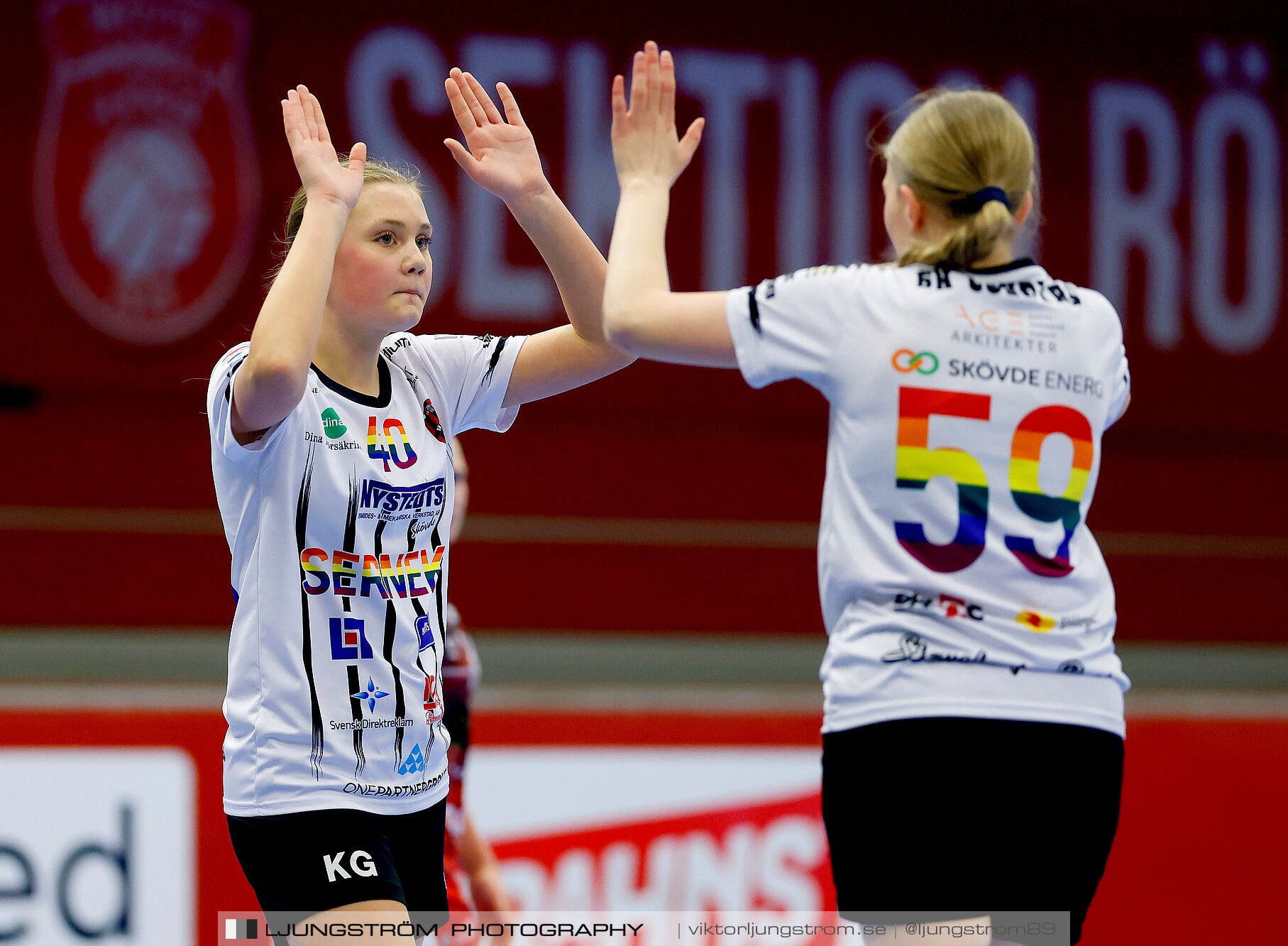 Skövde HF Vit F14-HK Country Svart F14 27-12,dam,Skövde Idrottshall,Skövde,Sverige,Handboll,,2025,363101