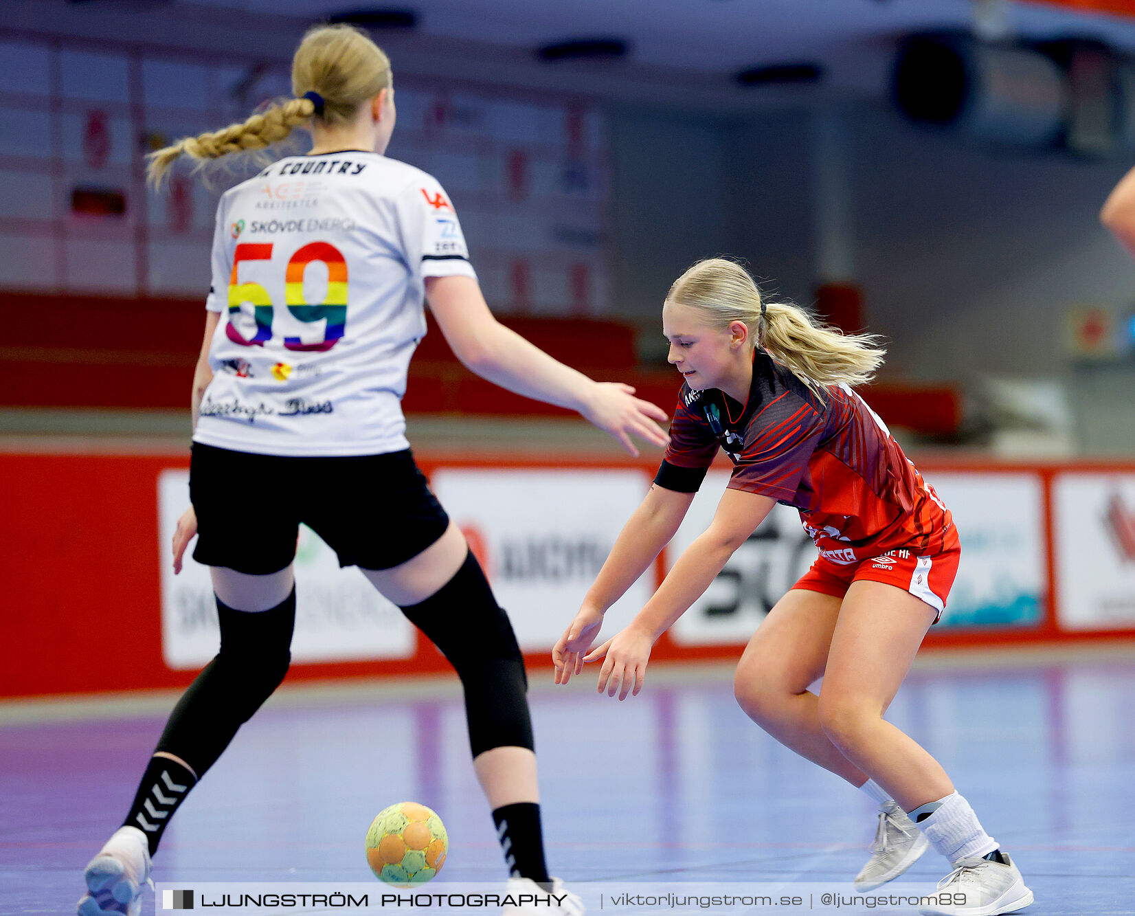 Skövde HF Vit F14-HK Country Svart F14 27-12,dam,Skövde Idrottshall,Skövde,Sverige,Handboll,,2025,363121