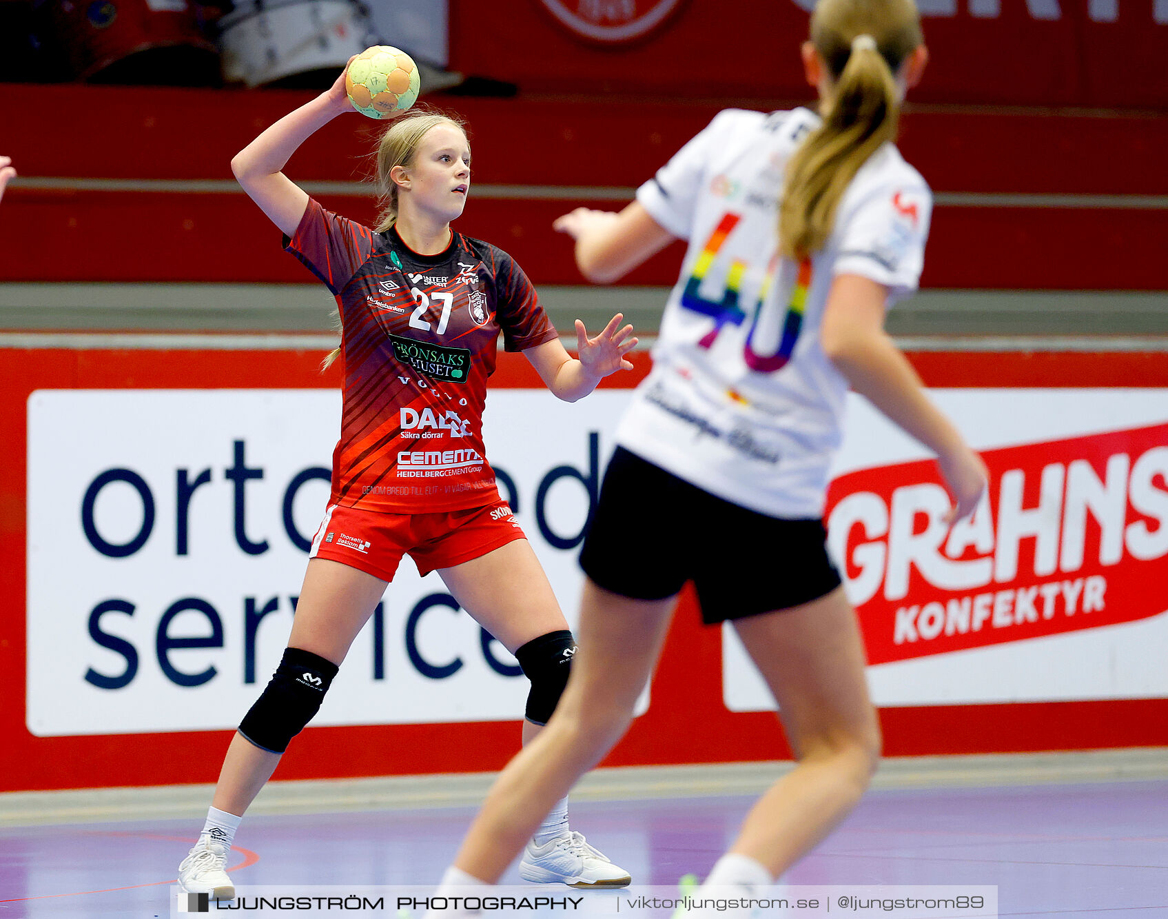 Skövde HF Vit F14-HK Country Svart F14 27-12,dam,Skövde Idrottshall,Skövde,Sverige,Handboll,,2025,363135