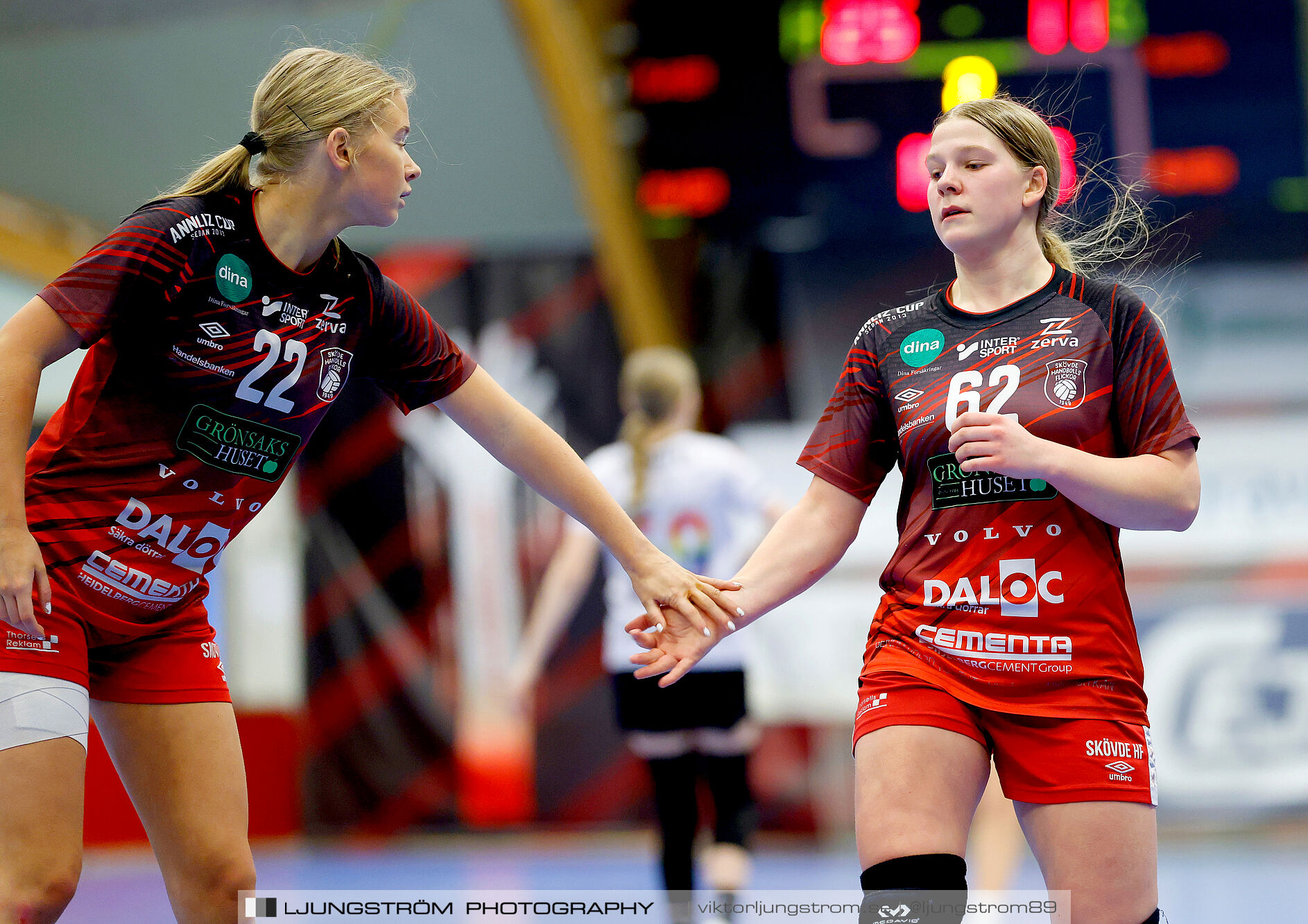 Skövde HF Vit F14-HK Country Svart F14 27-12,dam,Skövde Idrottshall,Skövde,Sverige,Handboll,,2025,363202